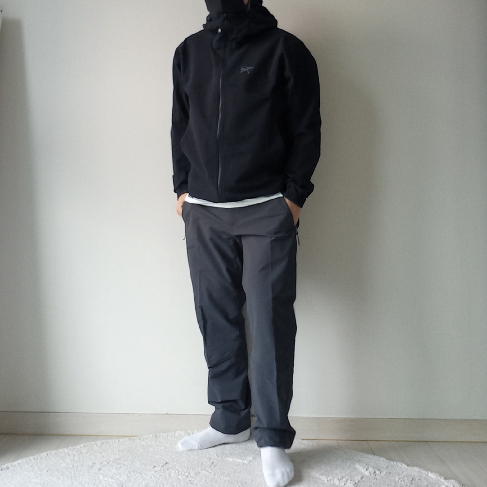 Arc'teryx Gamma AR Pants Graphite, Arc'teryx Arc'word Logo SS T-Shirt White Light ์ฐฉ์ฉ ์คํ์ผ - 3