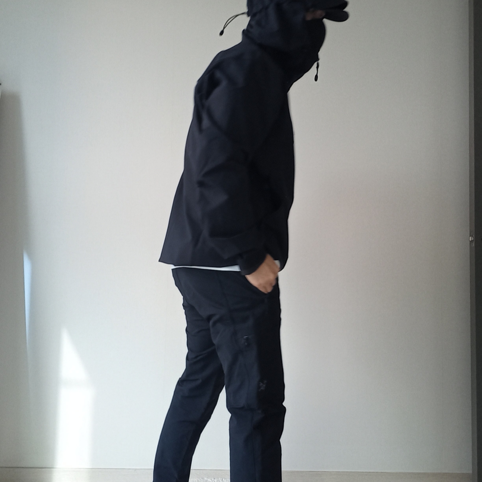 Arc'teryx Gamma AR Brushed Pants Black, Arc'teryx Gamma Hoody Black ์ฐฉ์ฉ ์คํ์ผ - 7