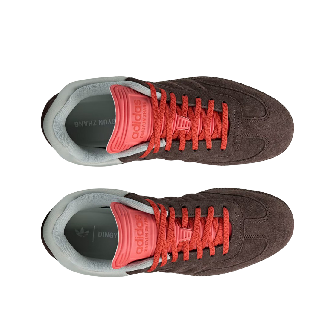 아디다스 x 딩윤 장 삼바 브라운 옥사이드 서프 레드(Adidas x Dingyun Zhang Samba Brown Oxide Surf Red) - 2