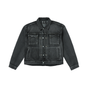 Thug Club Claw Denim Jacket Black - 24FW