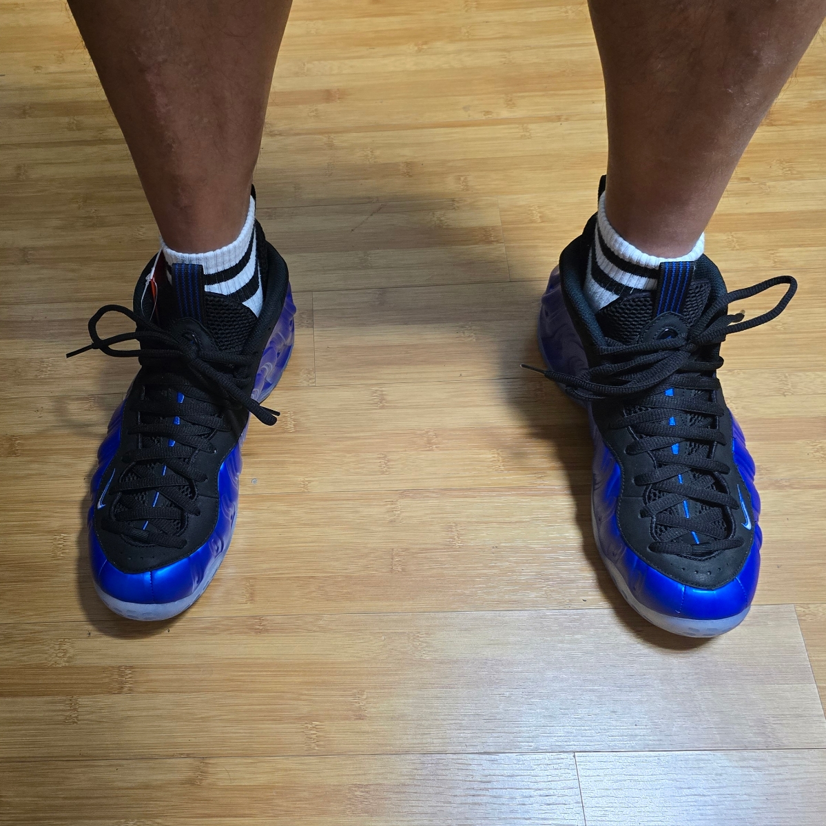 Nike Air Foamposite One International Blue 착용 스타일 - 2