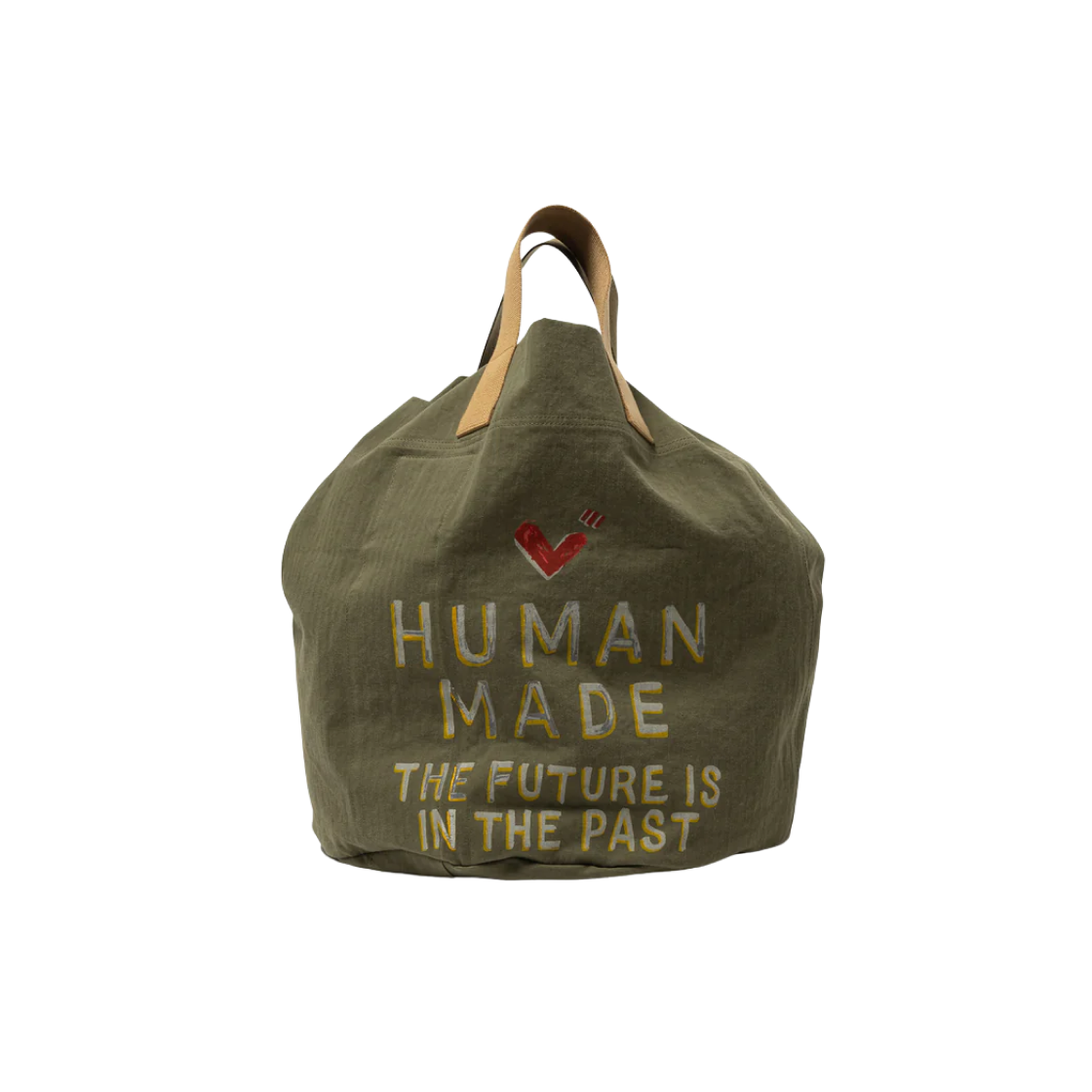 휴먼 메이드 토트백 올리브 드랩 | Human Made | KREAM