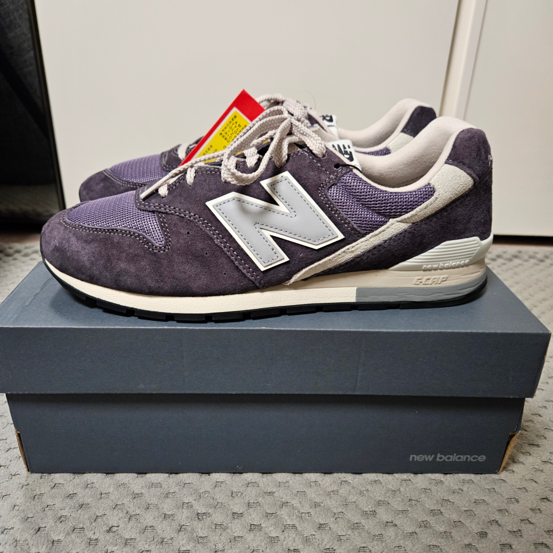 New Balance 996 Purple 착용 스타일 - 2