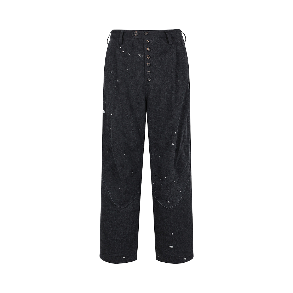 지기첸 와이드 레그 데님 트라우저 네이비 - 24FW(Ziggy Chen Wide Leg Denim Trousers Navy - 24FW)