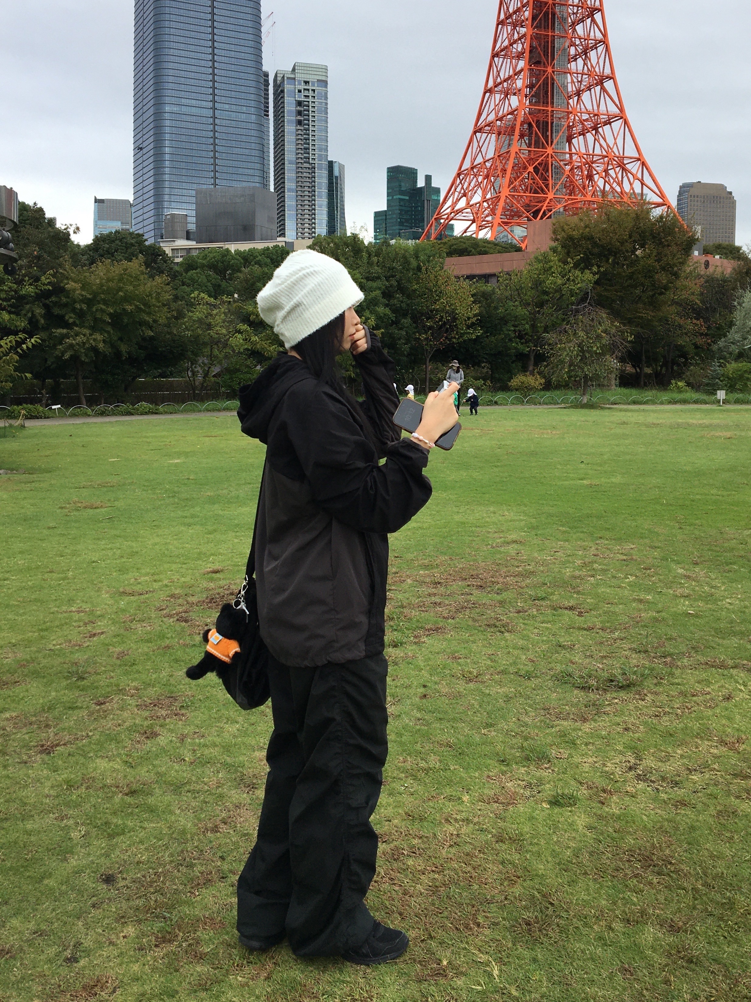 Asics Jog 100 2 Black, Sansan Gear Alpha Jacket Black - 22FW 착용 스타일 - 3