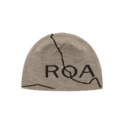ROA Beanie Logo Taupe - 24FW