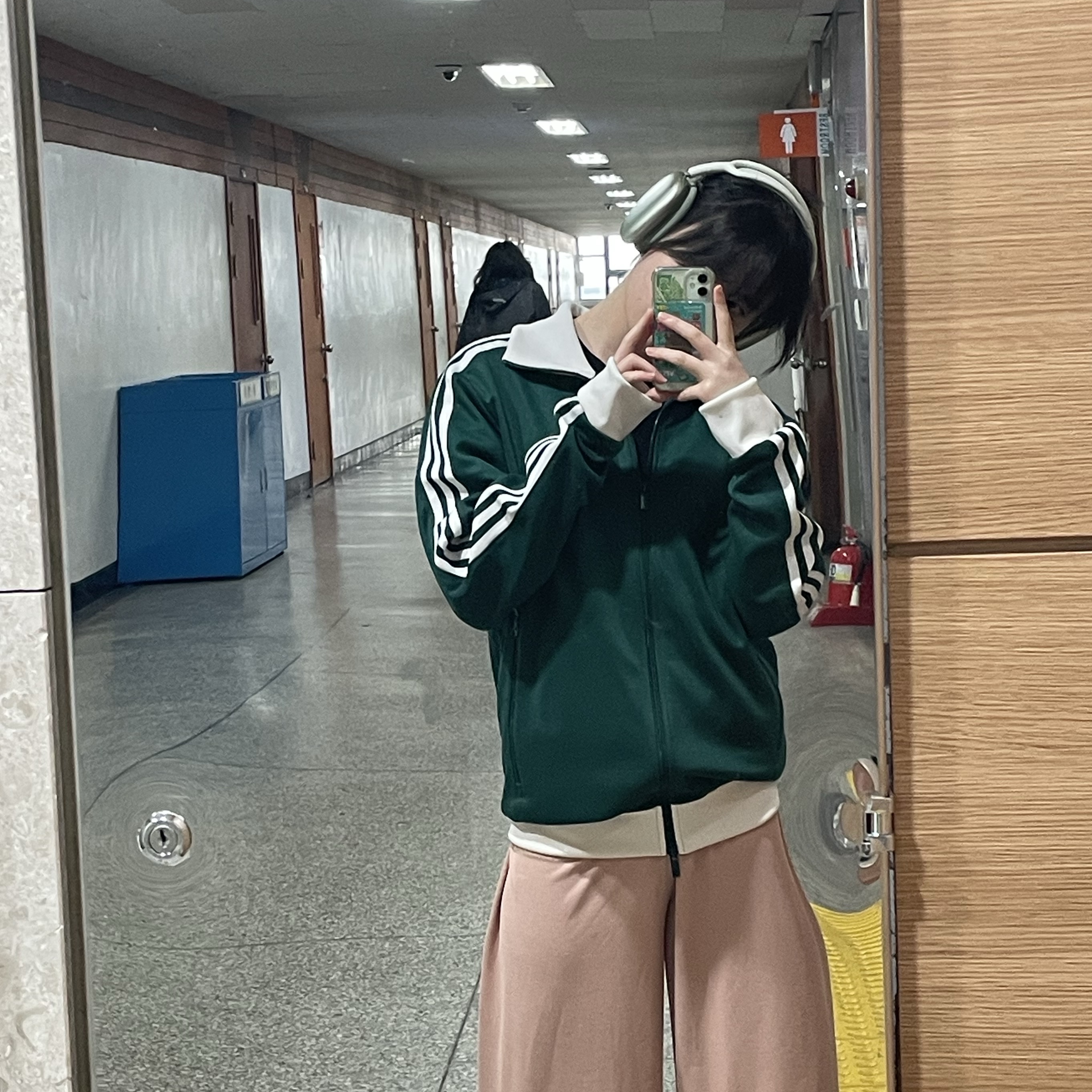 Adidas Adicolor Classics Beckenbauer Track Jacket Collegiate Green - KR Sizing 착용 스타일