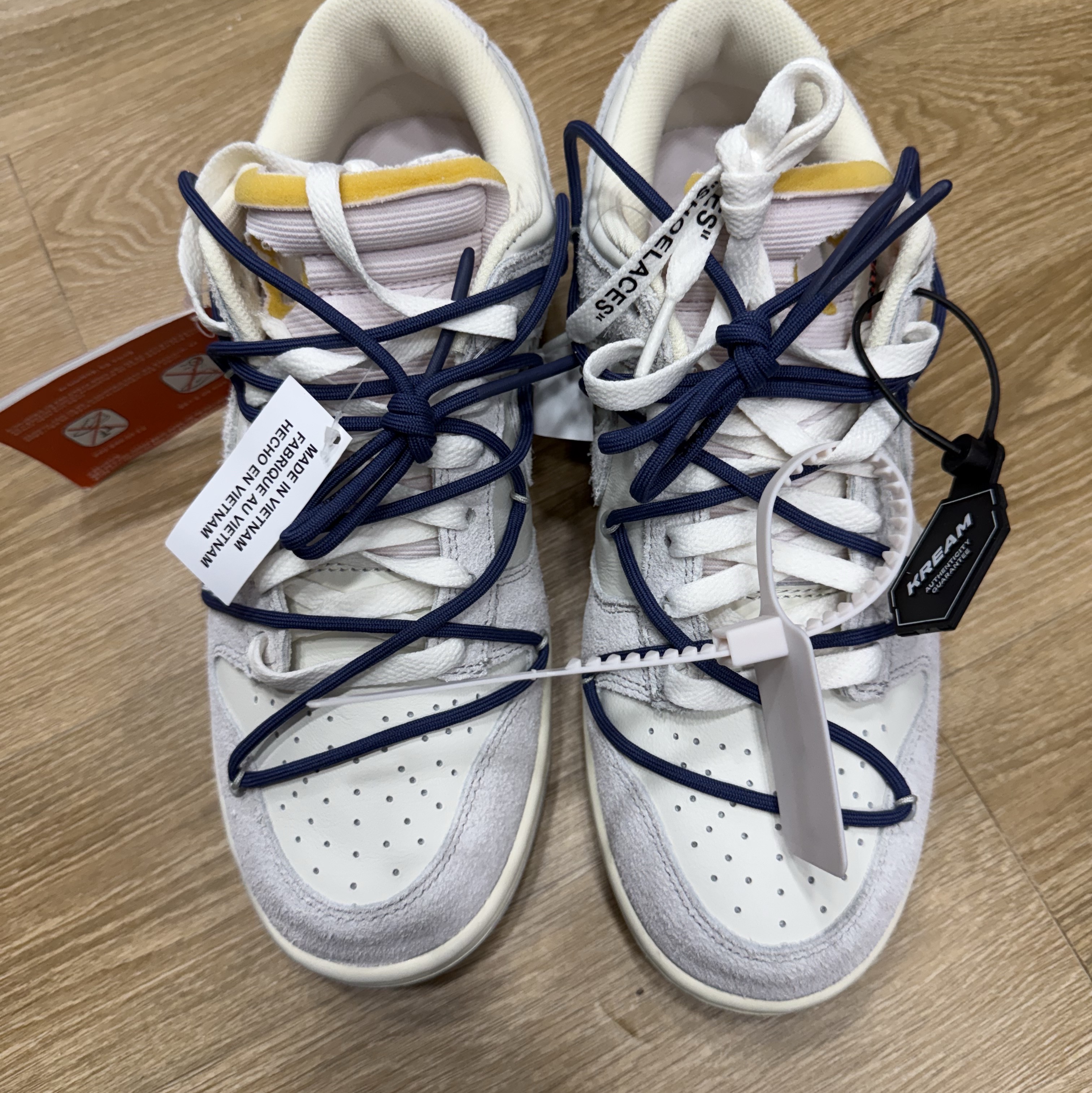 Nike x Off-White Dunk Low The 50 - Lot 18 착용 스타일