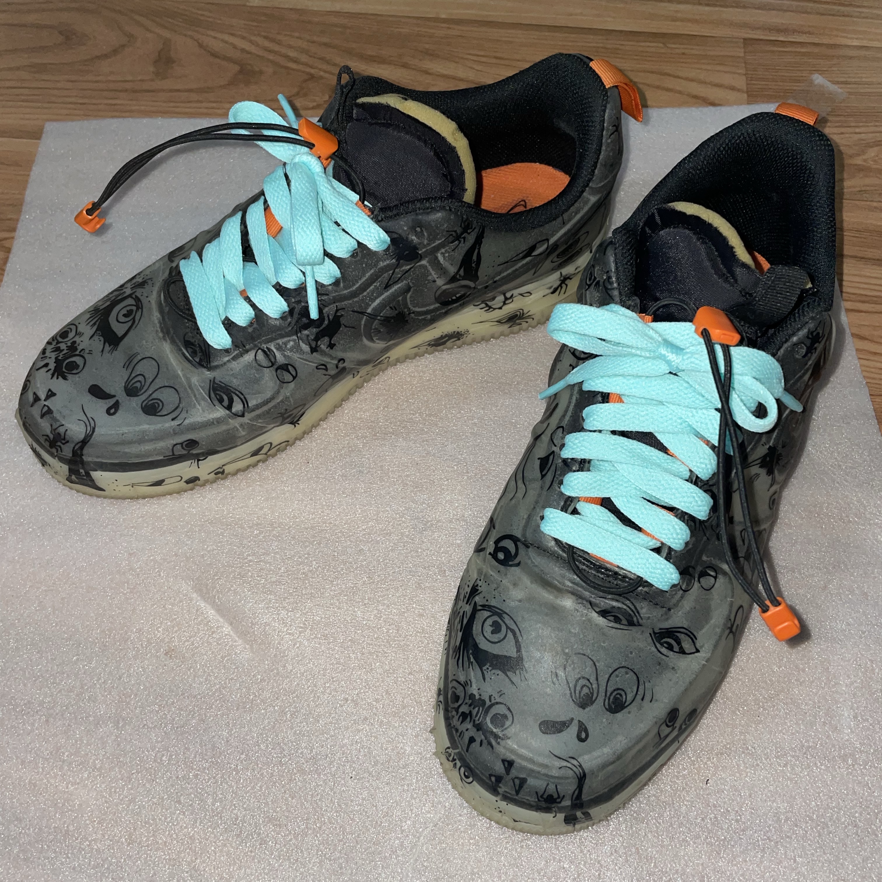 Nike Air Force 1 Low Experimental Halloween 착용 스타일