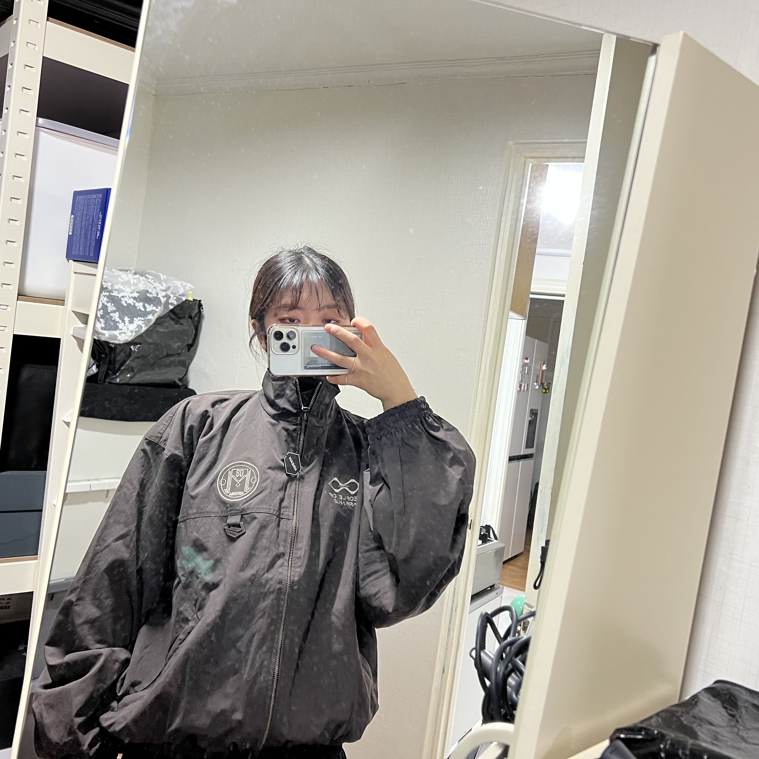 Undermycar x Atmos Dharana Ashtanga Pull-Up Jacket Fungi - 23FW 착용 스타일 - 2