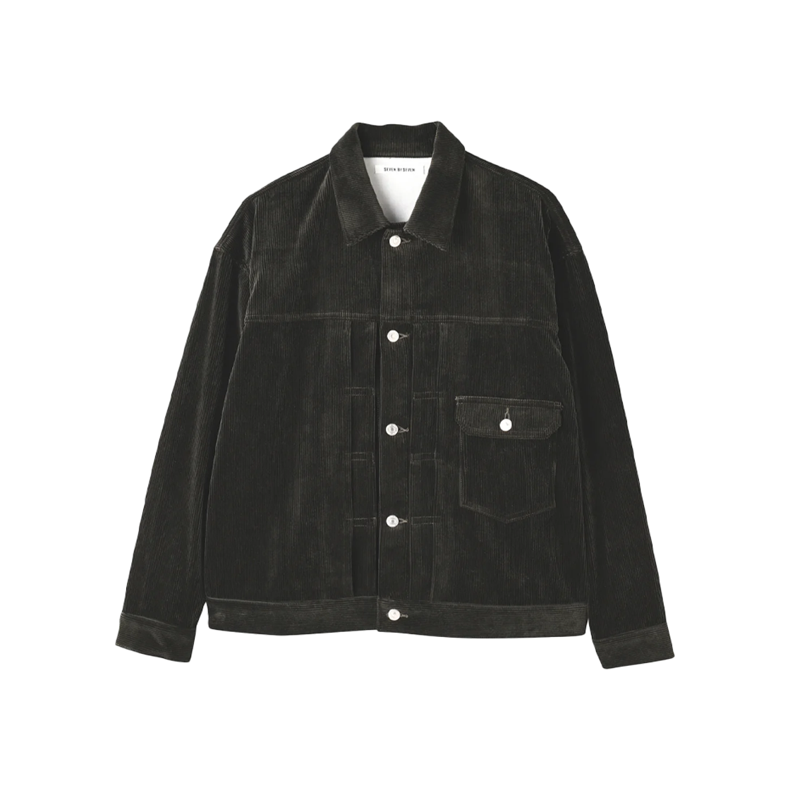 KM4DJABSS03OL Seven By Seven 1st Type Corduroy Jacket Olive - 24FW