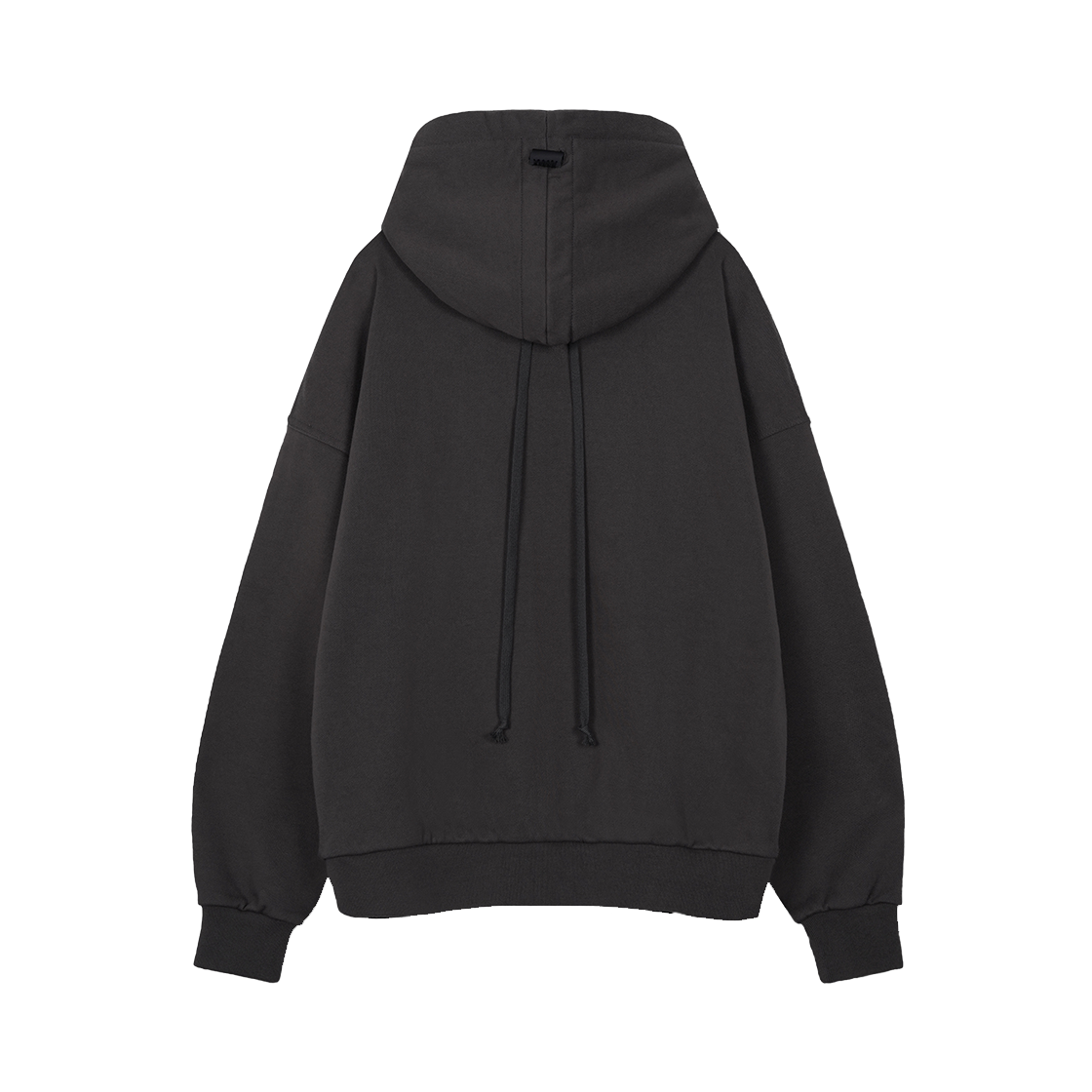 하이투 크로스 투 스트링 후드 차콜 그레이(HYII Crossed Two Strings Hoodie Charcoal Grey) - 2