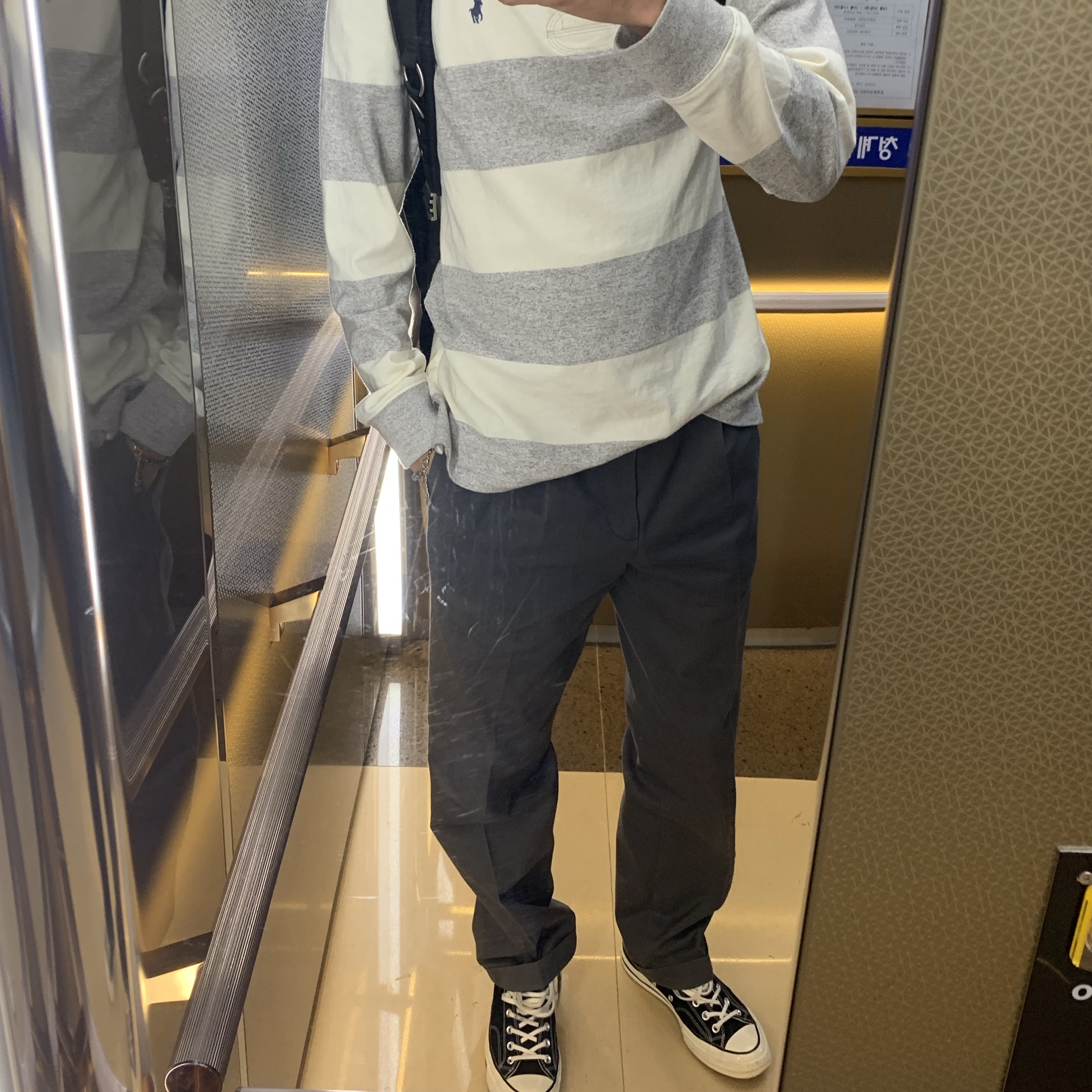 Converse Chuck 70 Hi Black 착용 스타일