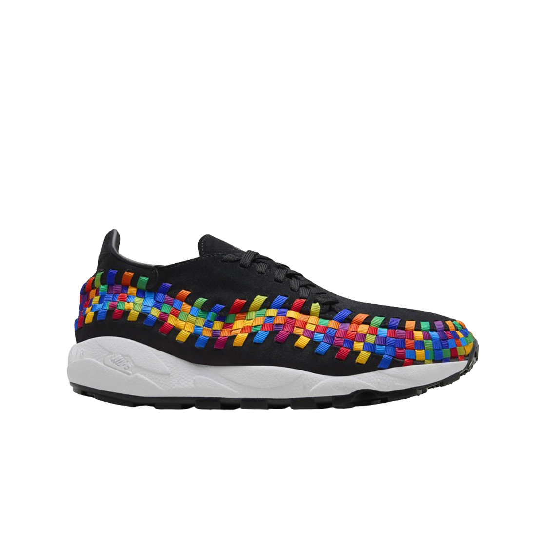 (W) 나이키 에어 풋스케이프 우븐 블랙 앤 멀티 컬러((W) Nike Air Footscape Woven Black and Multi Color)