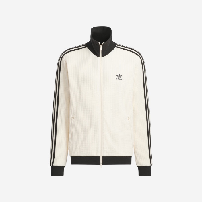 Adidas Waffle Beckenbauer Track Top Wonder White - KR Sizing 착용 스타일