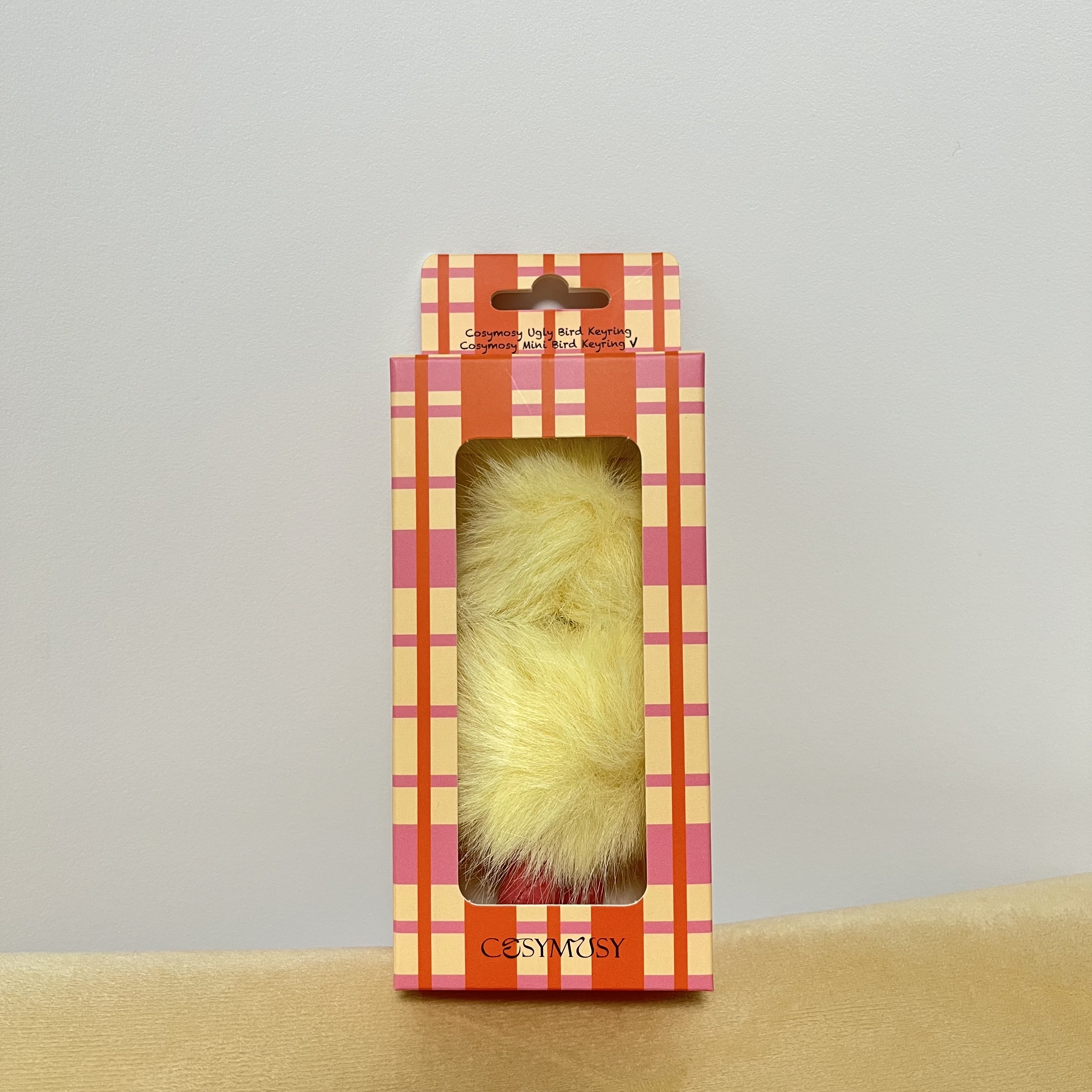 Cosymosy Mini Bird Bird Keyring Lemon 착용 스타일 - 2