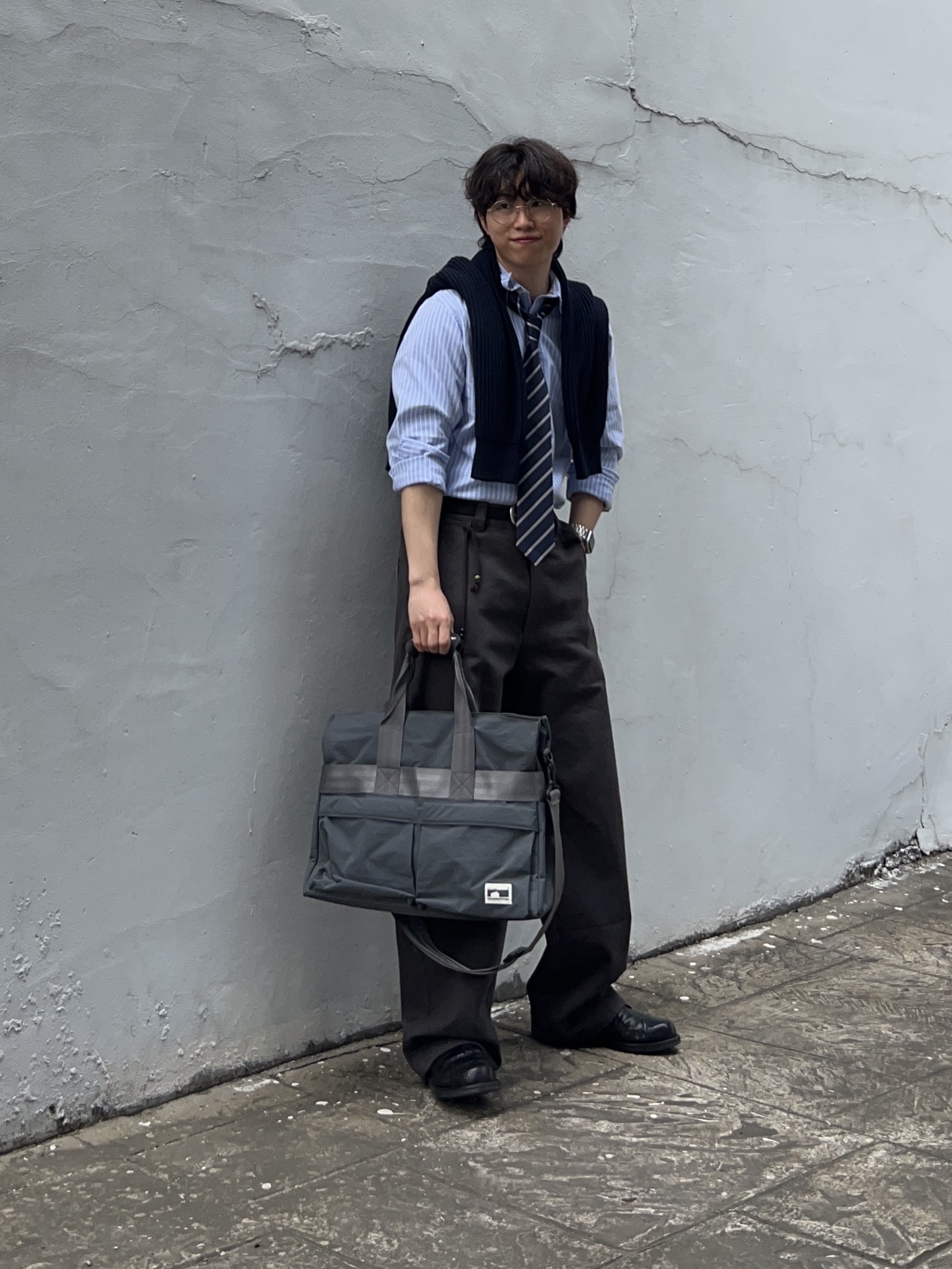 Dr. Martens 1461 Mono Black, Dr. Martens 1461 Mono Smooth Black 착용 스타일 - 2
