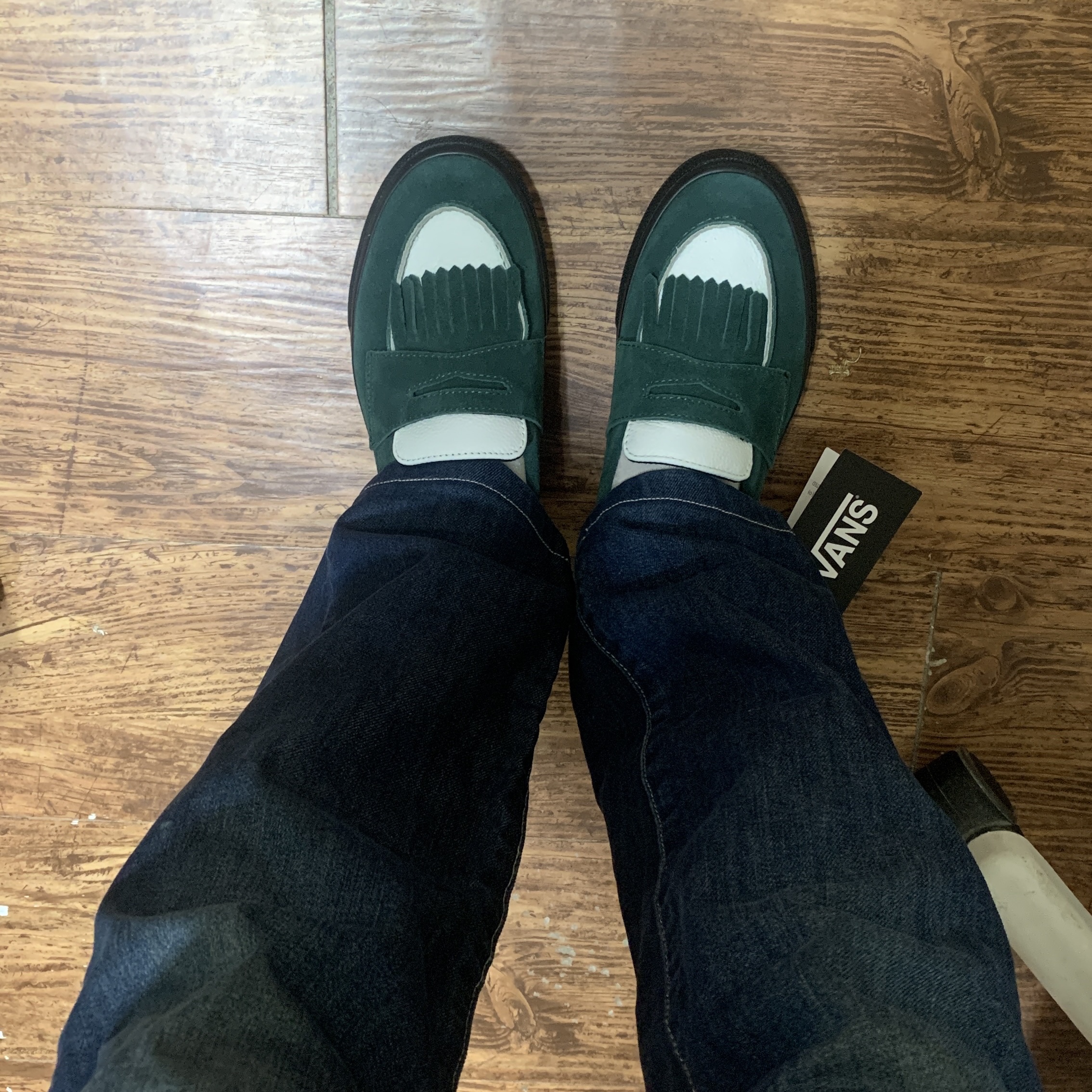 Vans x Arihara Miyukii Loafer Green White 착용 스타일 - 4