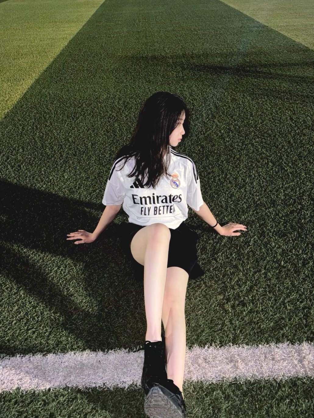 Adidas Real Madrid 2024/25 Home Jersey White - KR Sizing (Non Marking Ver.) 착용 스타일