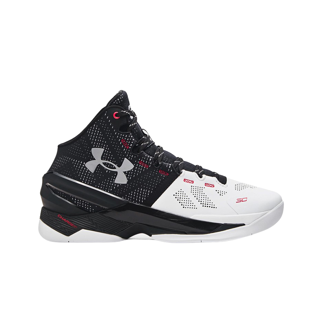 3027361-101 Under Armour Curry 2 Retro White Black