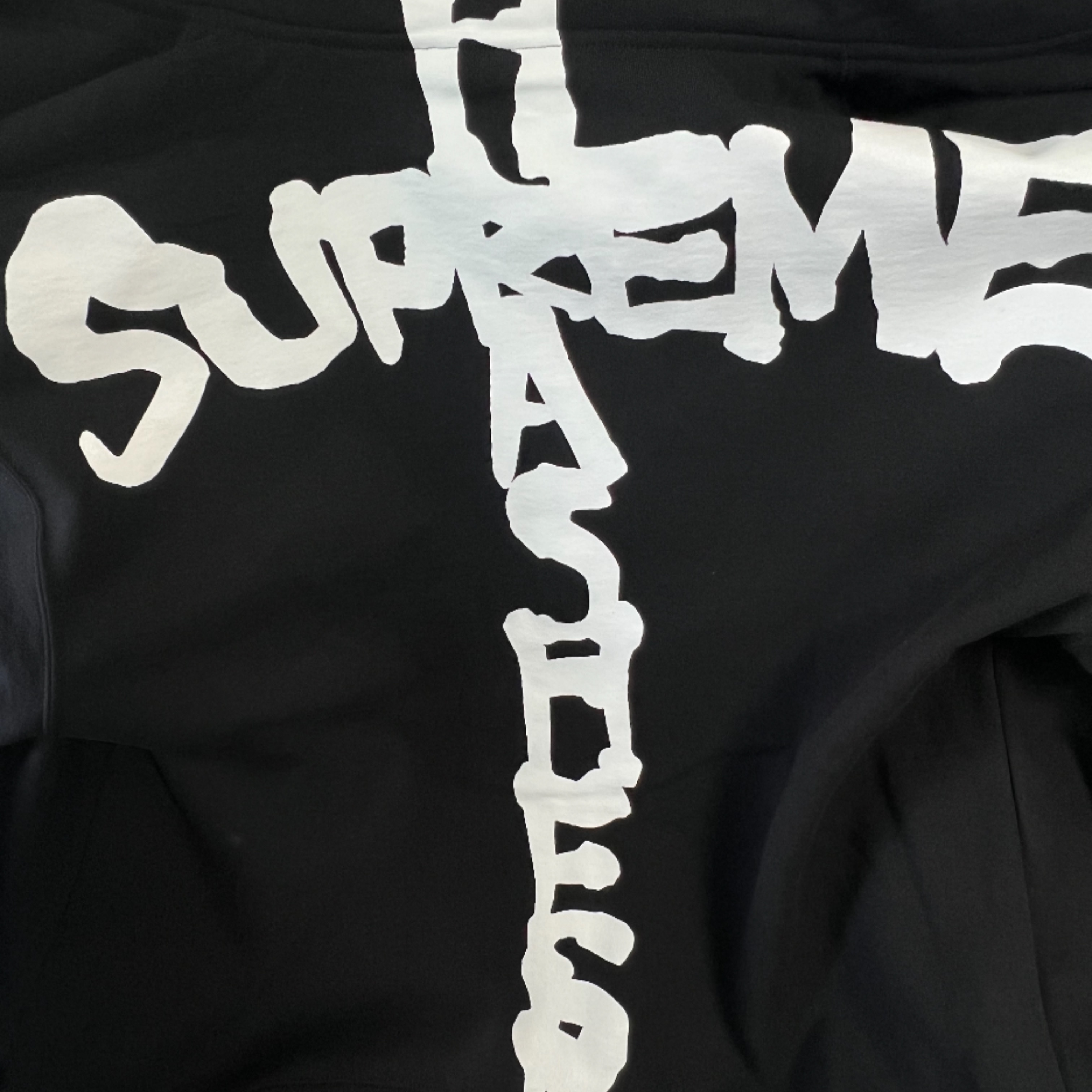Supreme x Thrasher Zip Up Hooded Sweatshirt Black - 24FW 착용 스타일