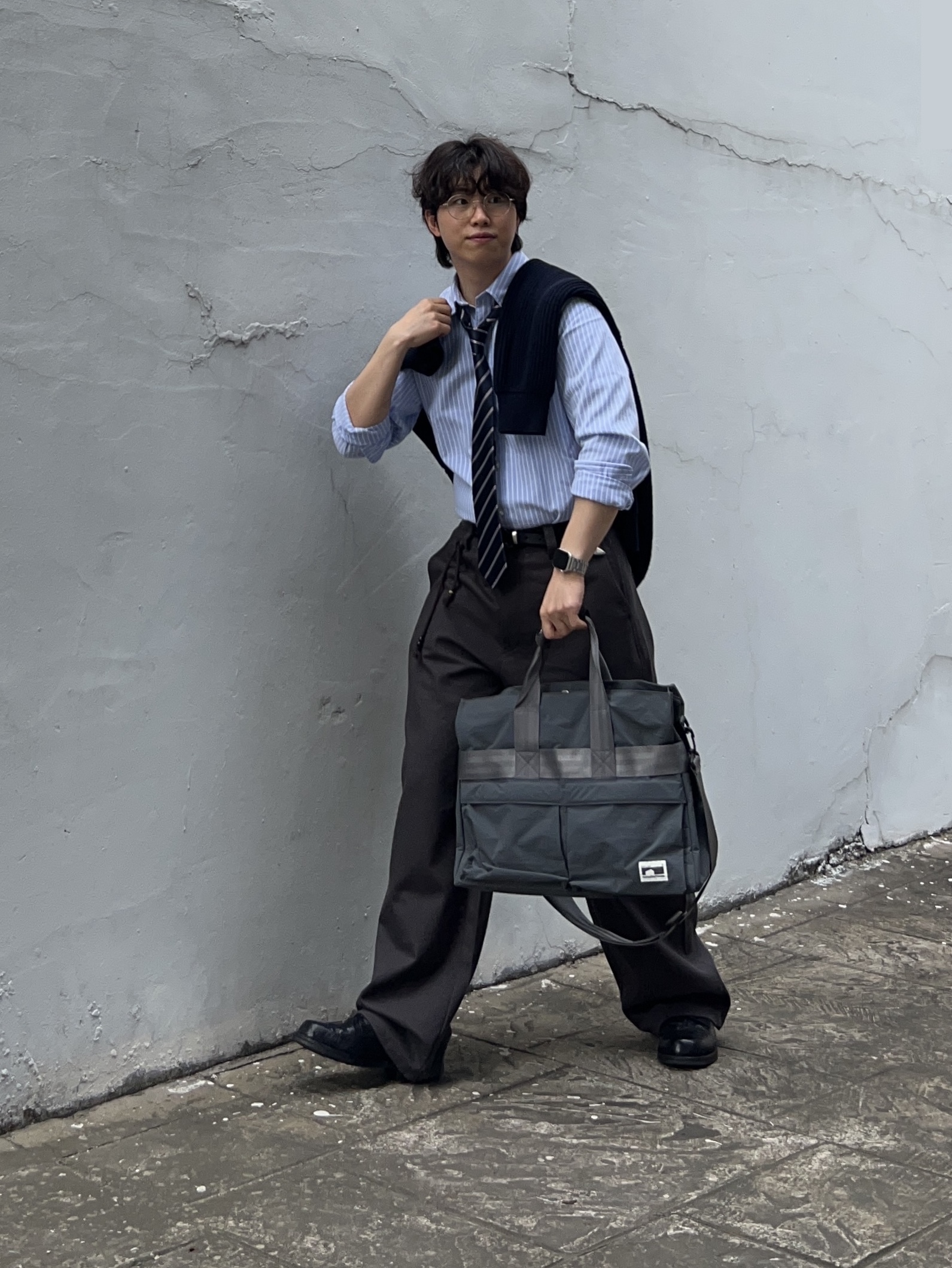 Dr. Martens 1461 Mono Black, Dr. Martens 1461 Mono Smooth Black 착용 스타일 - 1