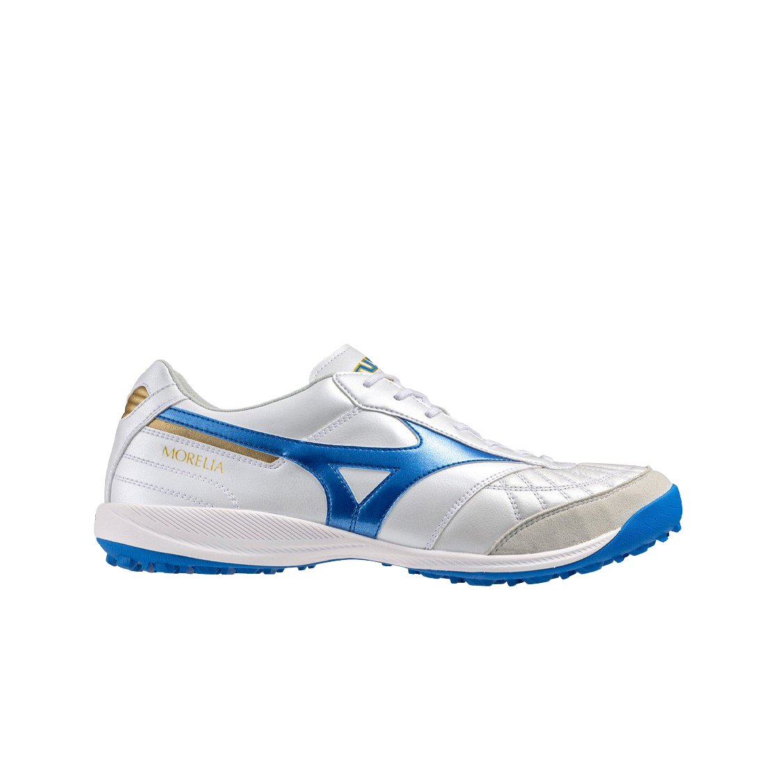 미즈노 모렐리아 살라 재팬 TF 화이트 레이저 블루(Mizuno Morelia Sala Japan TF White Laser Blue)