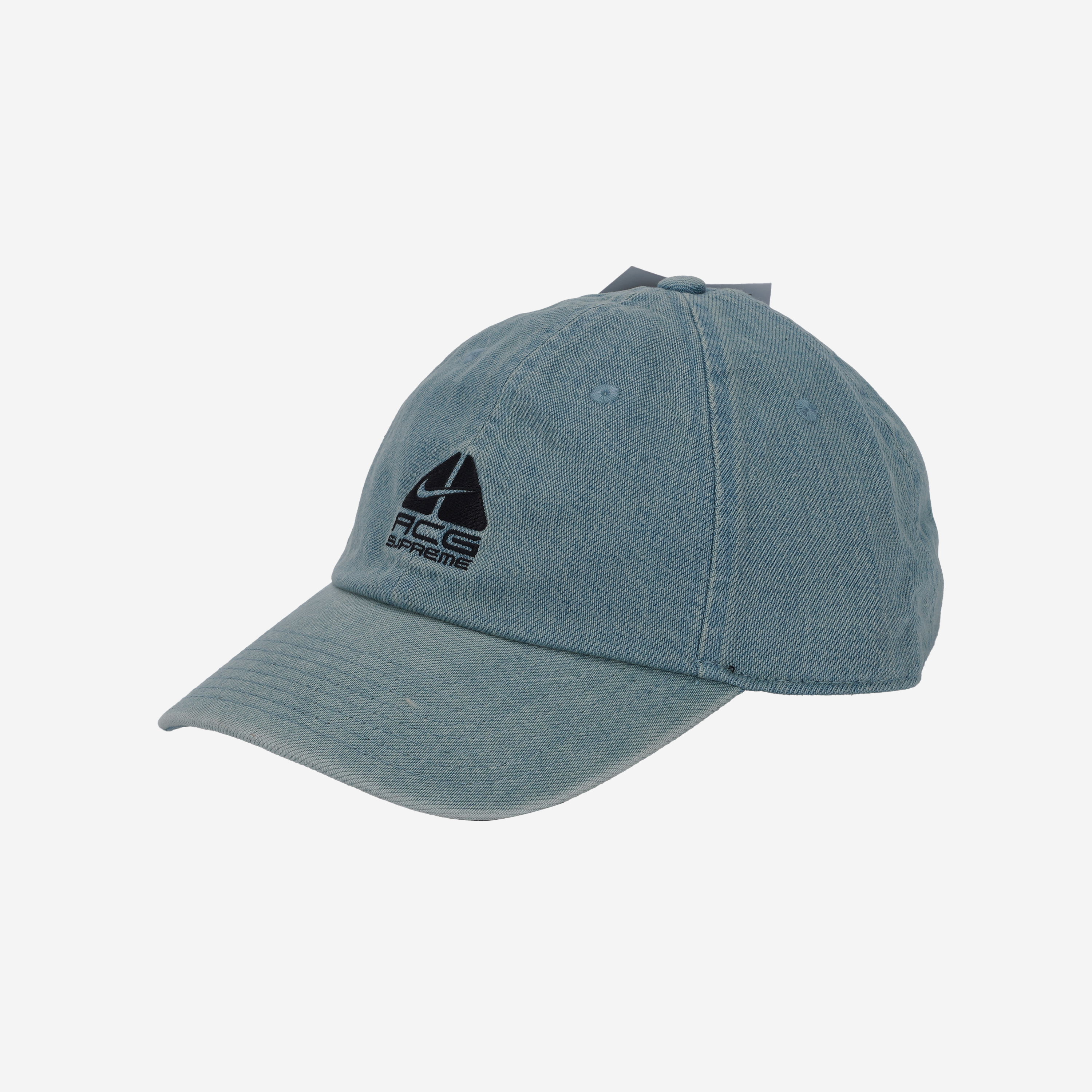 슈프림 x 나이키 ACG 데님 6-패널 캡 워시드 블루 - 22FW