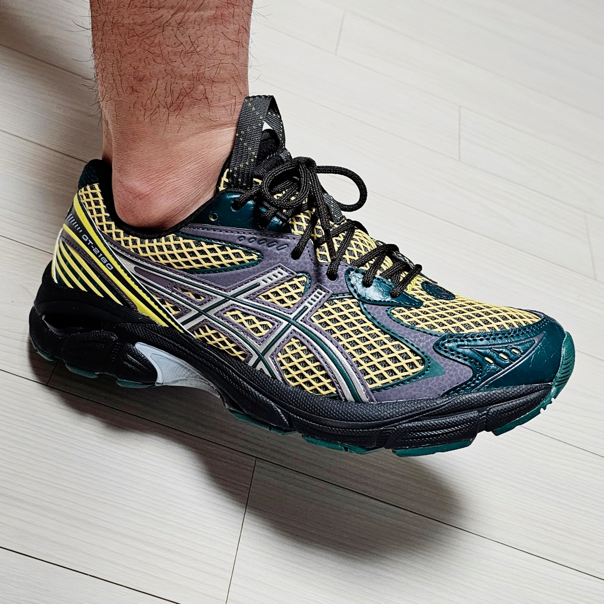 Asics GT-2160 Dark Neptune Pure Silver 착용 스타일