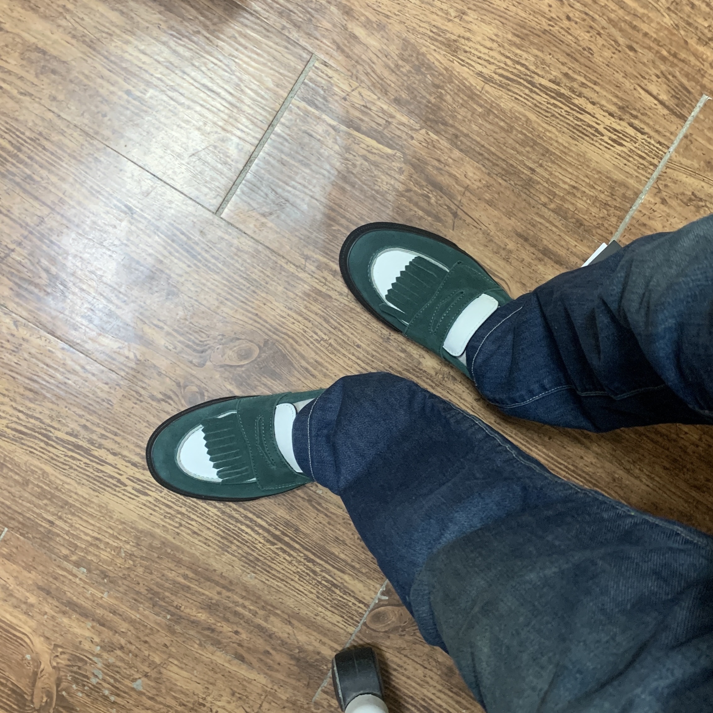 Vans x Arihara Miyukii Loafer Green White 착용 스타일 - 2