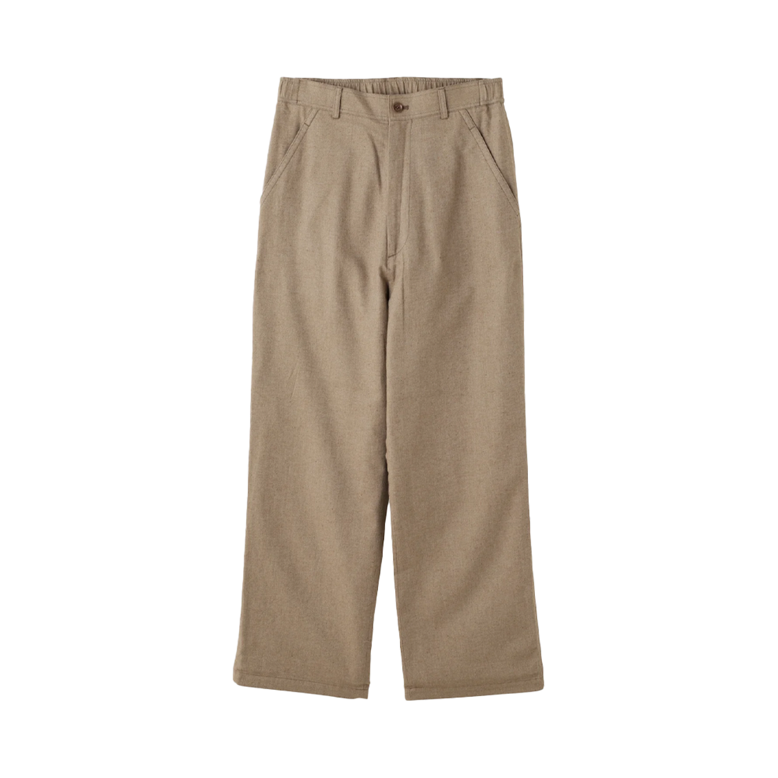 KM4DPALSS05LE Seven By Seven Easy Trousers Greige - 24FW