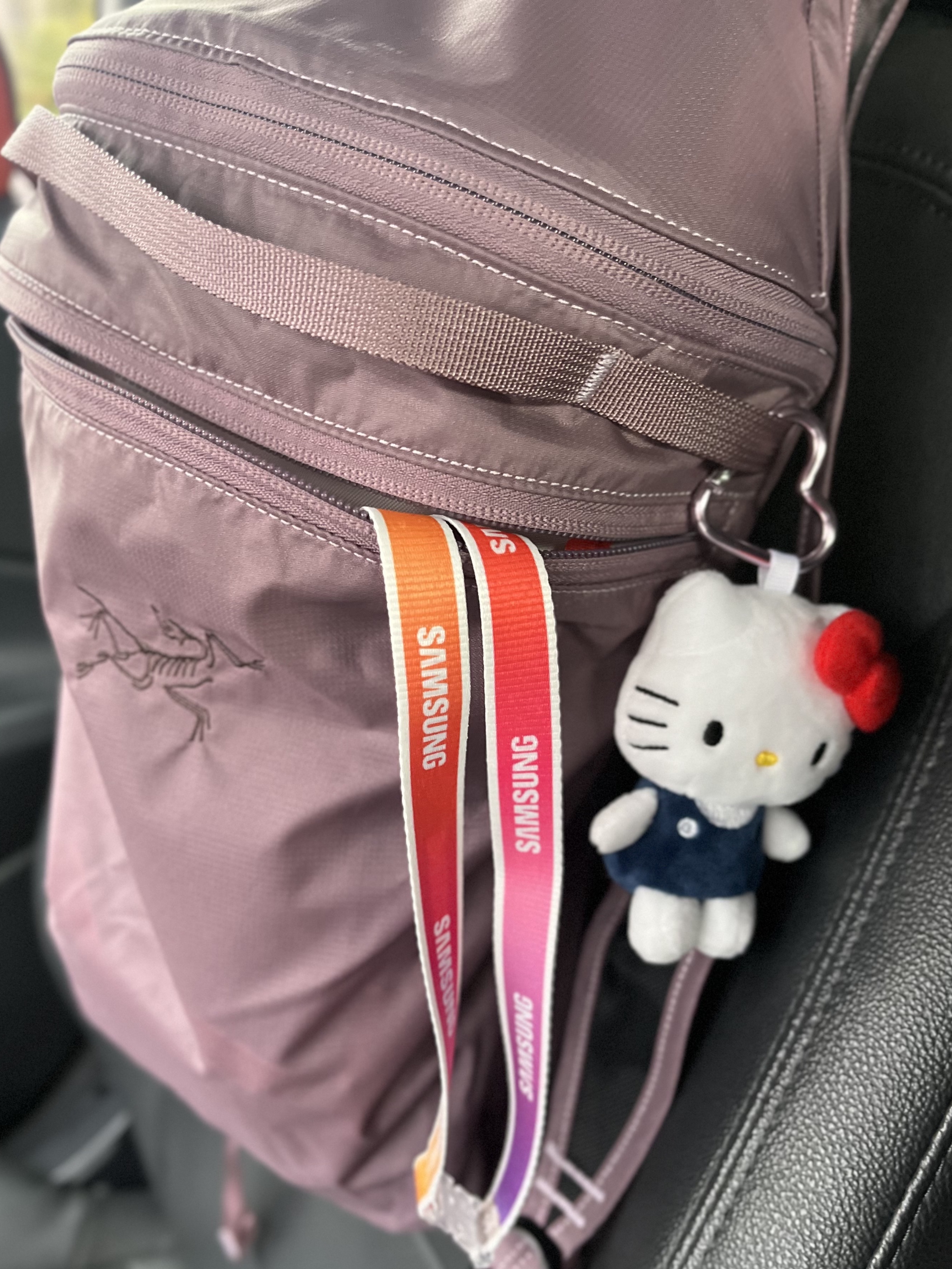 Arc'teryx Heliad 15 Backpack Interstellar 착용 스타일