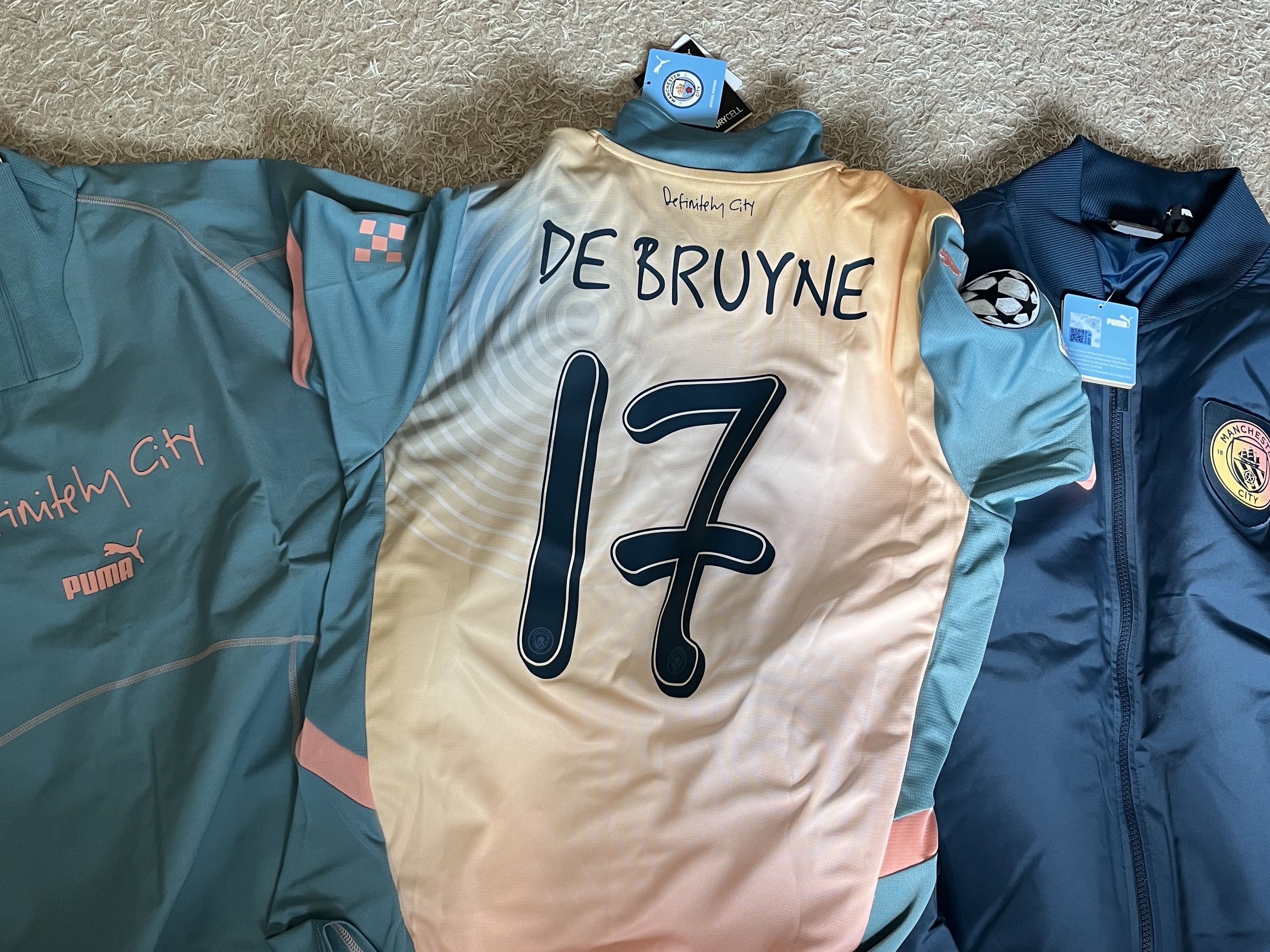 Puma Manchester City 2024/25 4th Jersey Rosebay Bold Blue (Non Marking Ver.) 착용 스타일 - 4