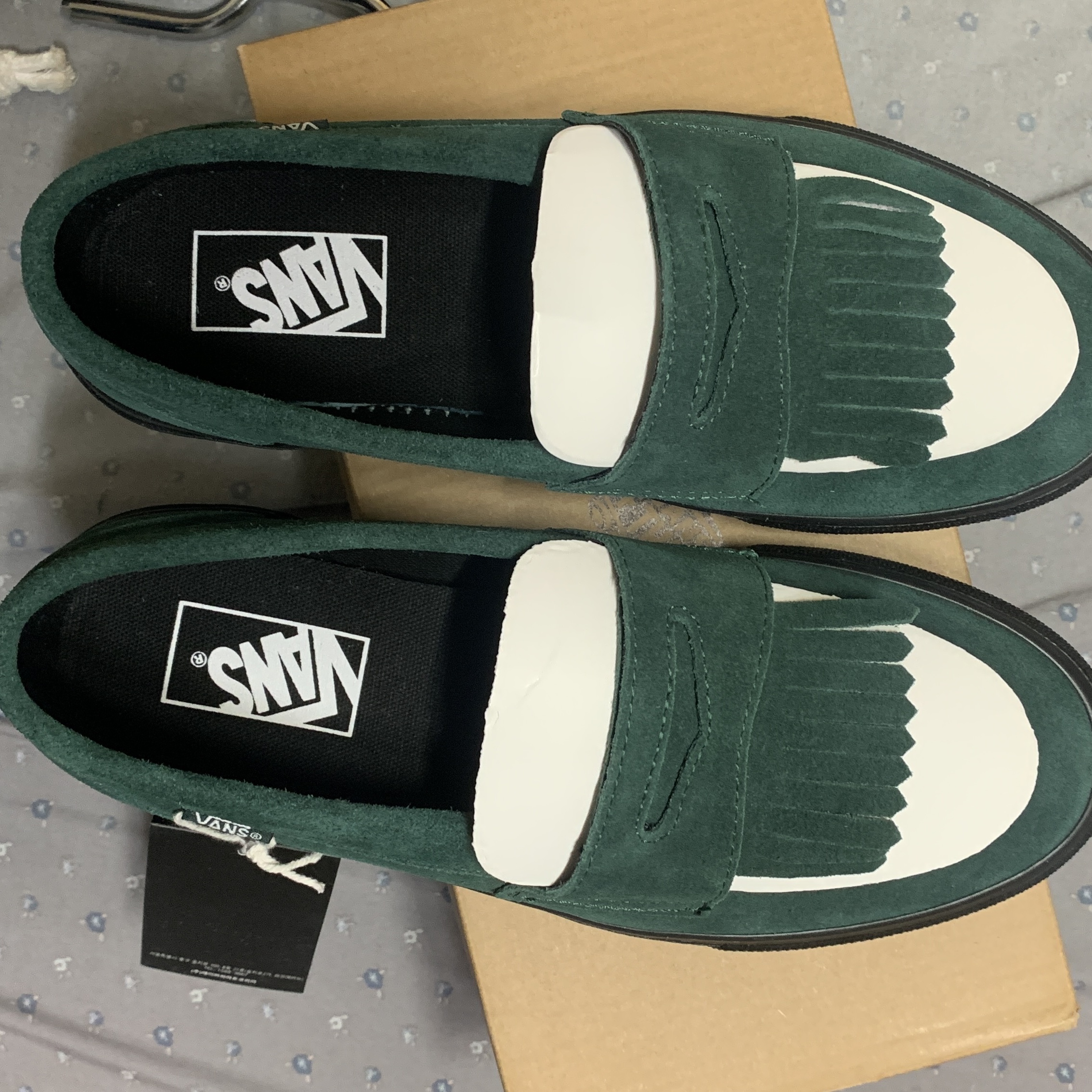 Vans x Arihara Miyukii Loafer Green White 착용 스타일 - 6