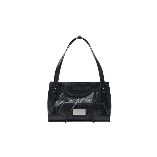 Matin Kim Two Way Strap Square Bag Black