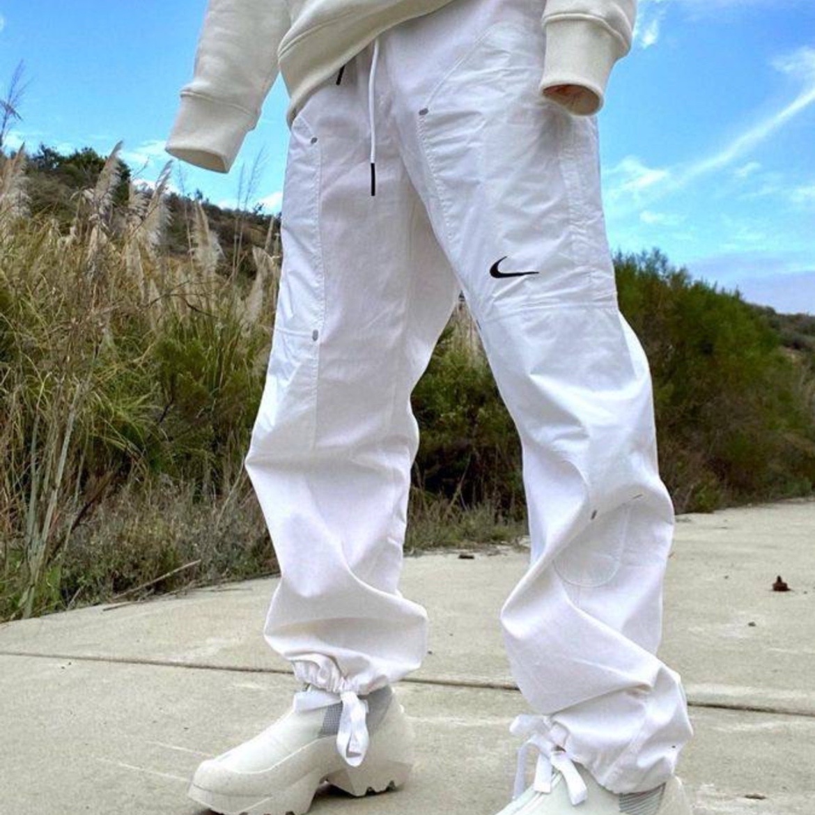 Nike x Off-White NRG Pants White 착용 스타일
