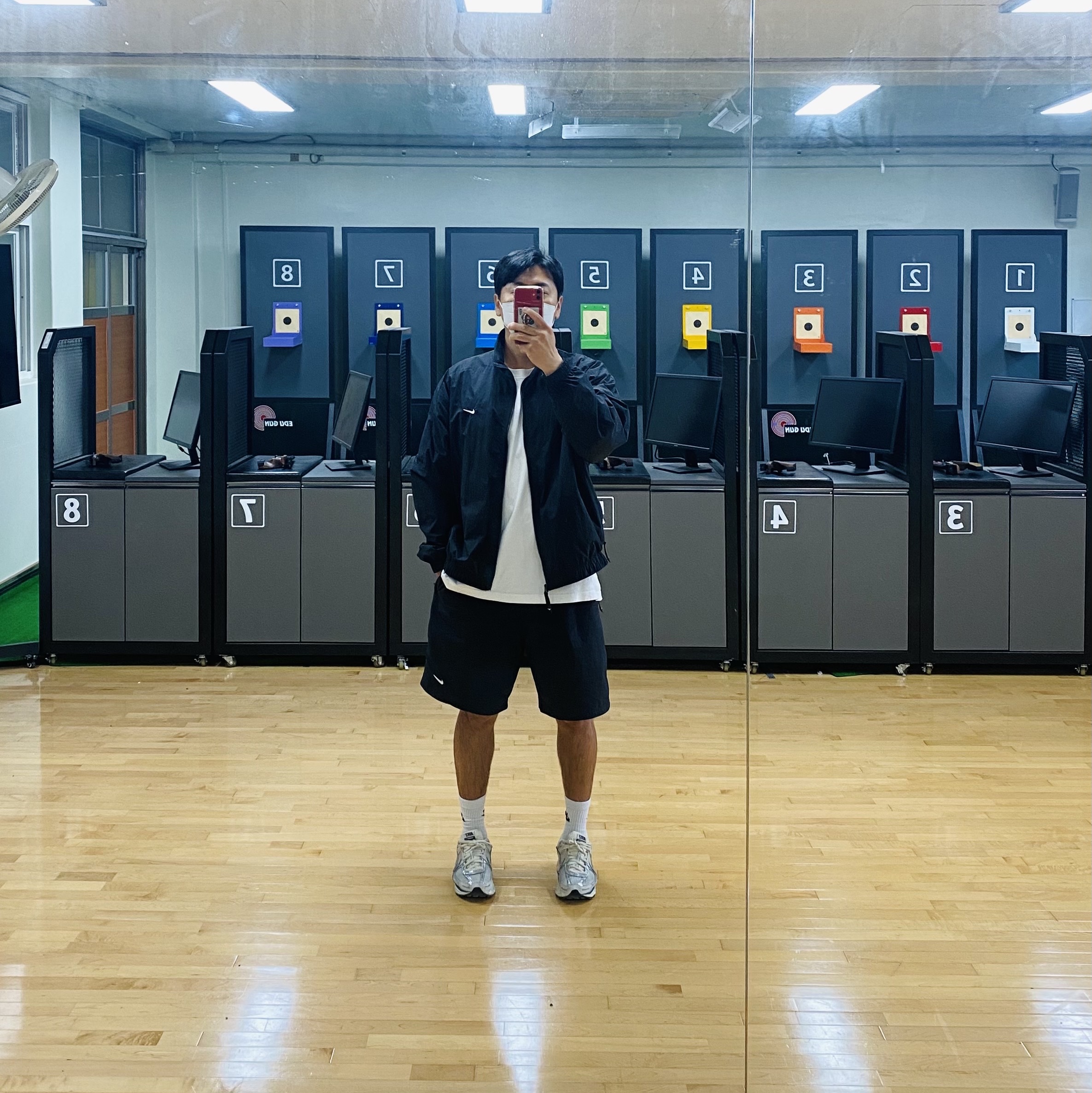 Nike NRG Solo Swoosh Woven Track Jacket Black - Asia 착용 스타일