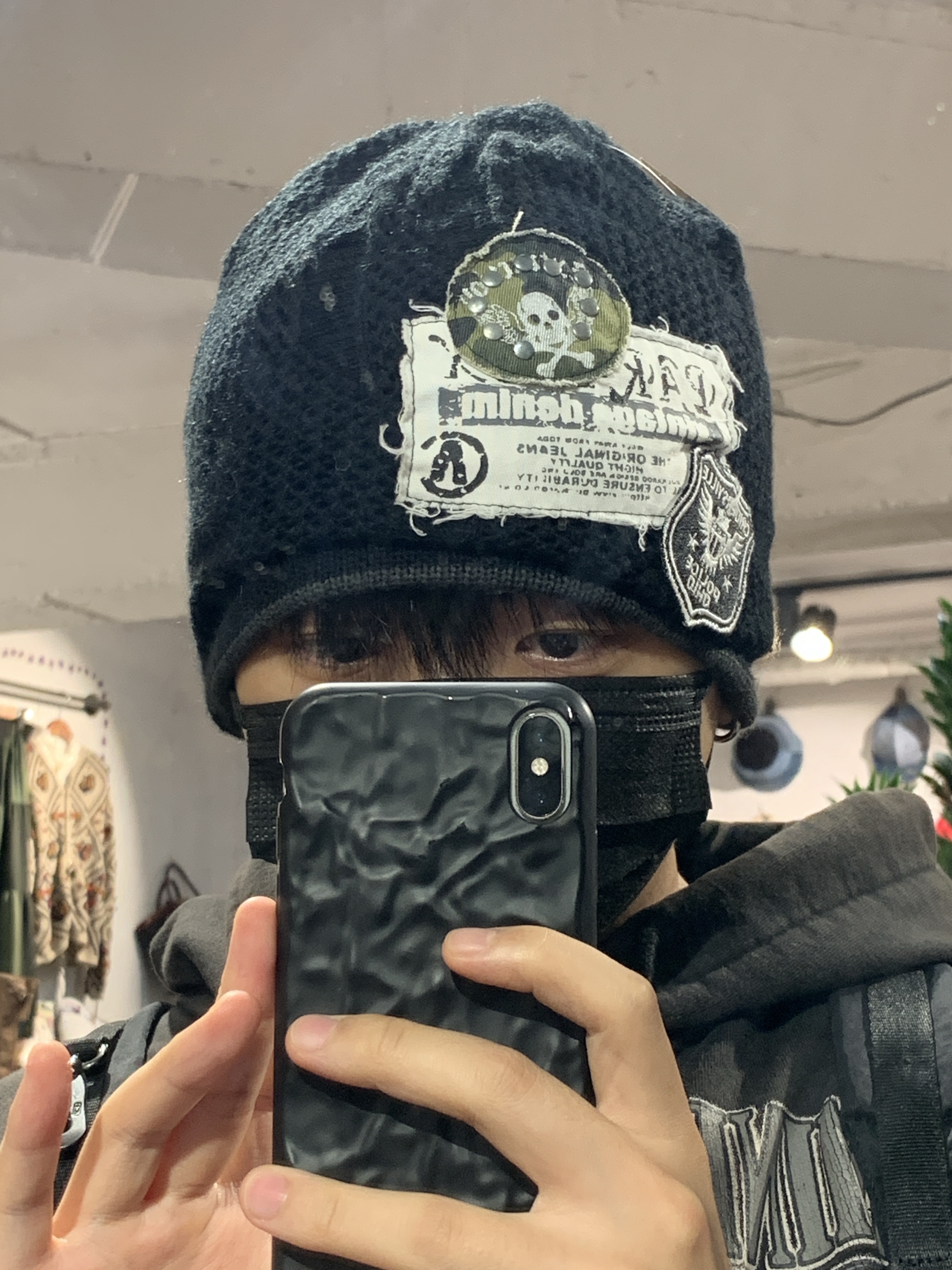 Balenciaga Steroid Derby Black, Project G/R Mind Slaughter Vintage Washeed Hoodie Black 착용 스타일 - 3