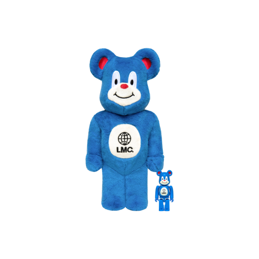Bearbrick x LMC 100% & 400% Set Blue