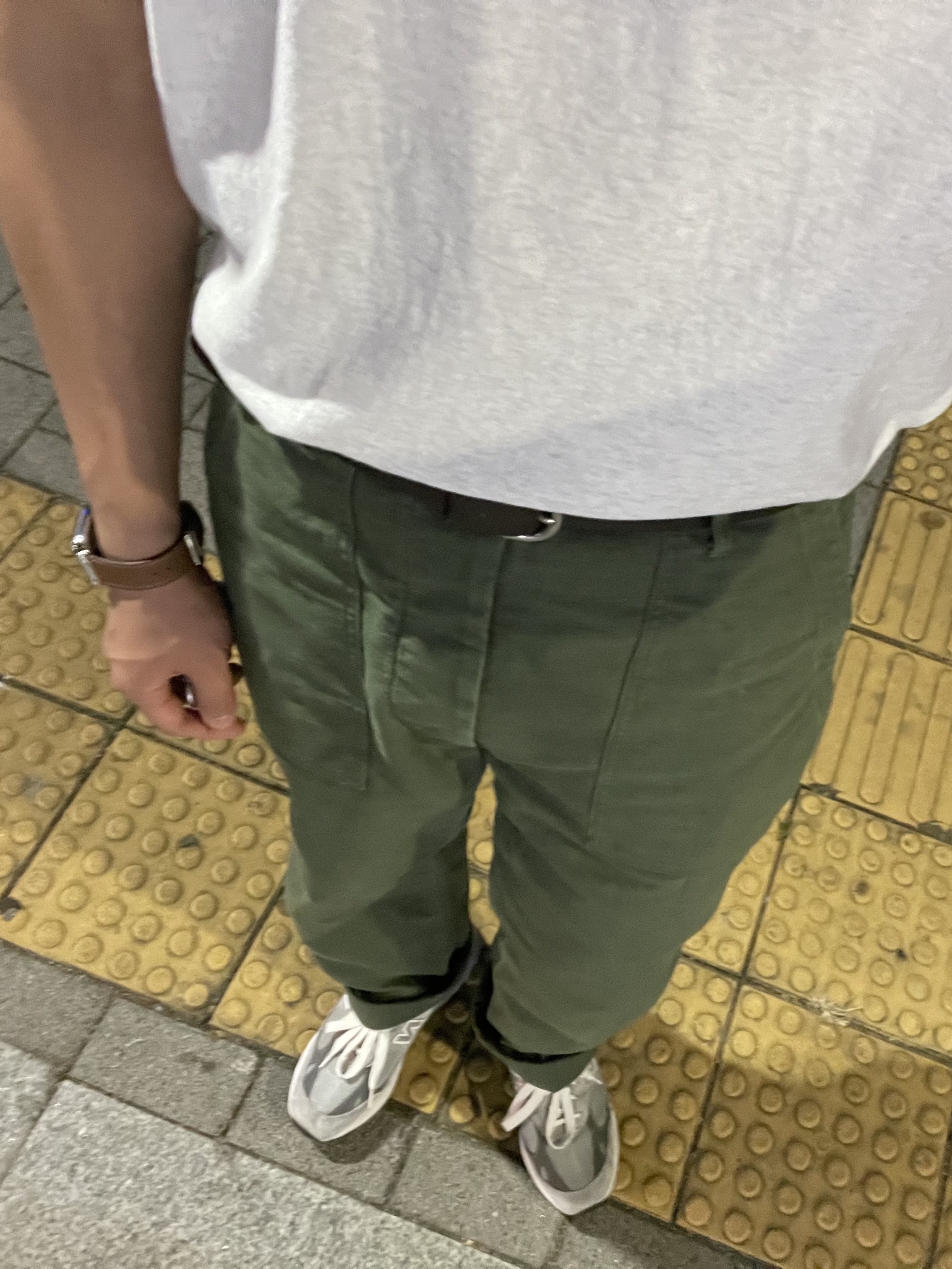 New Balance 993 Made in USA Grey - D Standard, Orslow 5002 US Army Fatigue Pants Green 착용 스타일