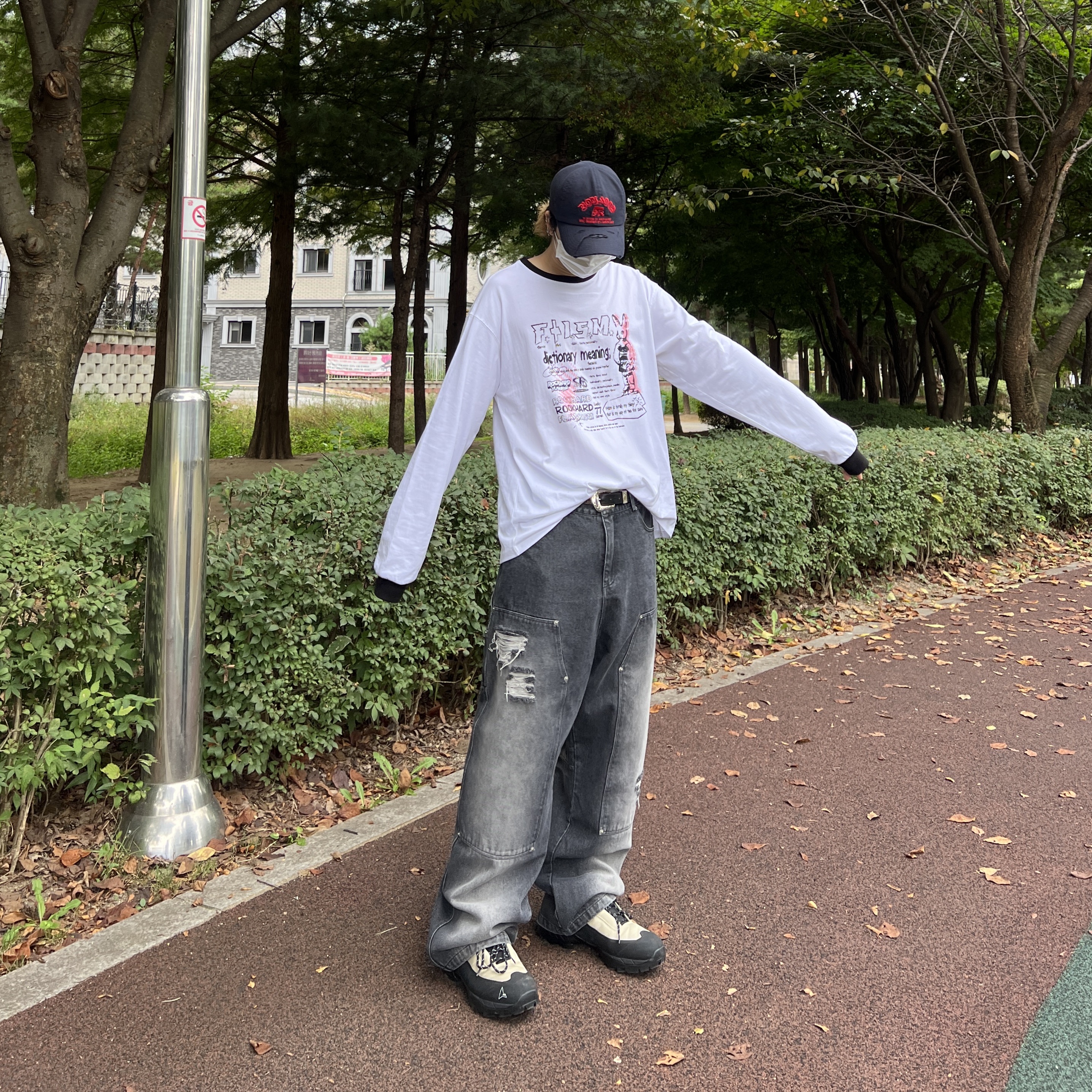 Roa Hiking Katharina Ecostep Vibram Sole Sand, Flavorism Double Knee Carpenter Wide Denim Pants Black 착용 스타일