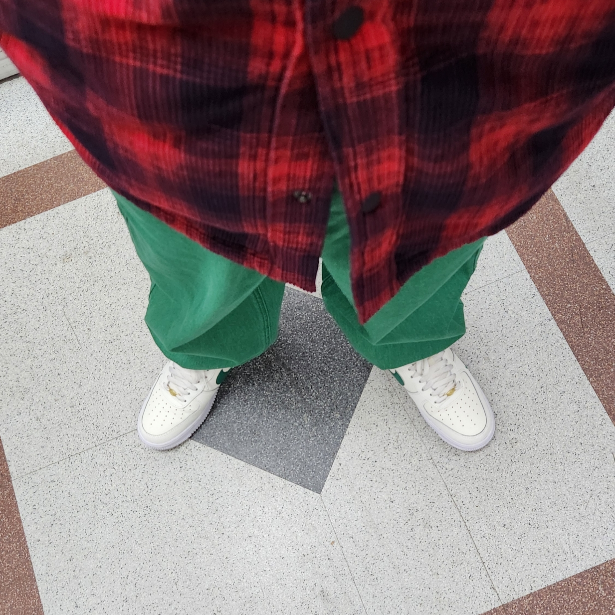 Nike Air Force 1 '07 LV8 40th Anniversary Join Forces Sail Malachite 착용 스타일