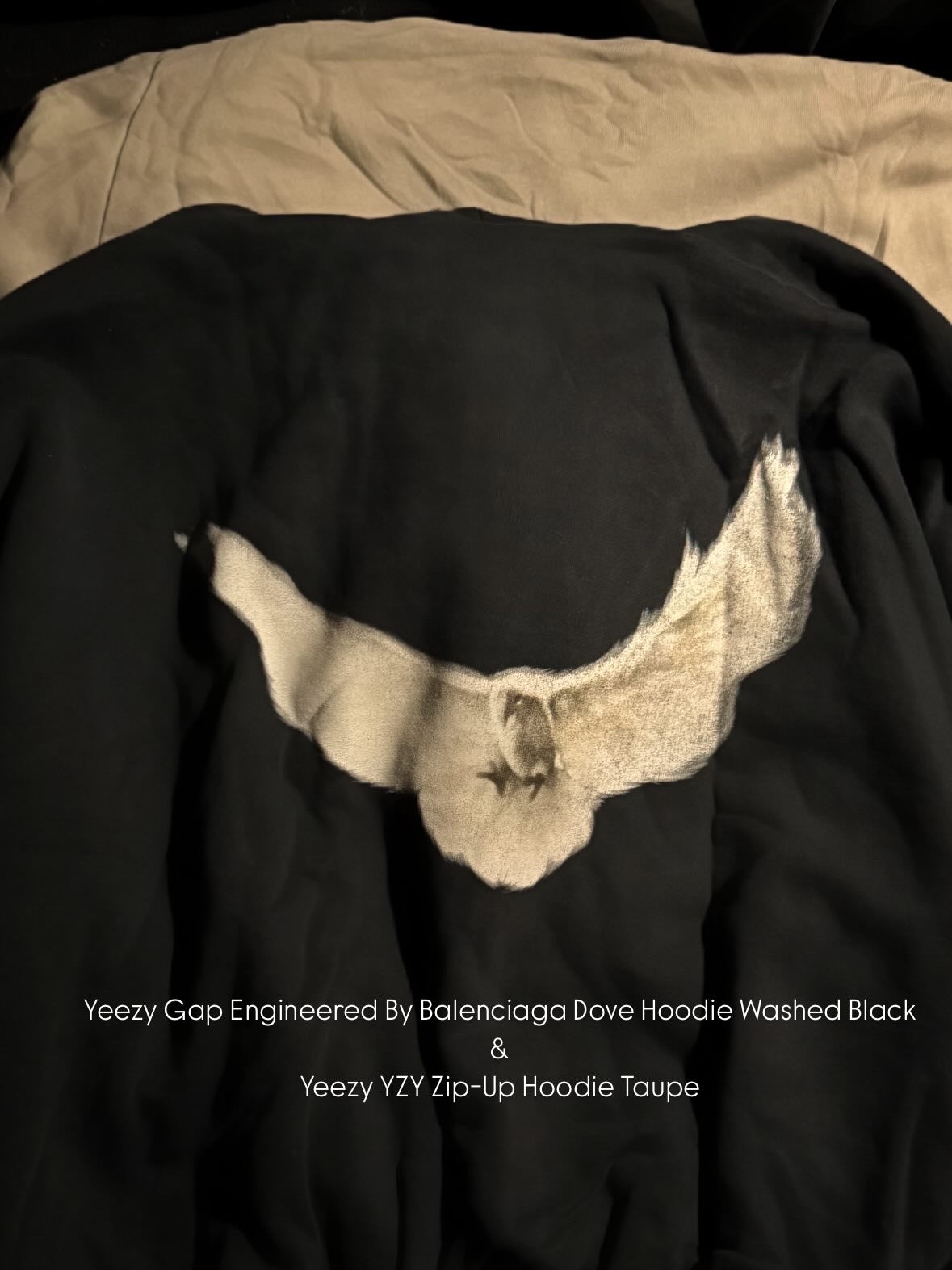 Yeezy YZY Zip-Up Hoodie Grey, Yeezy Gap Engineered By Balenciaga Dove Hoodie Washed Black 착용 스타일