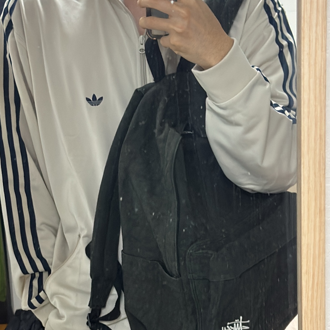 Stussy Canvas Backpack Washed Black, Adidas Originals Beckenbauer Track Top Bliss - KR Sizing 착용 스타일