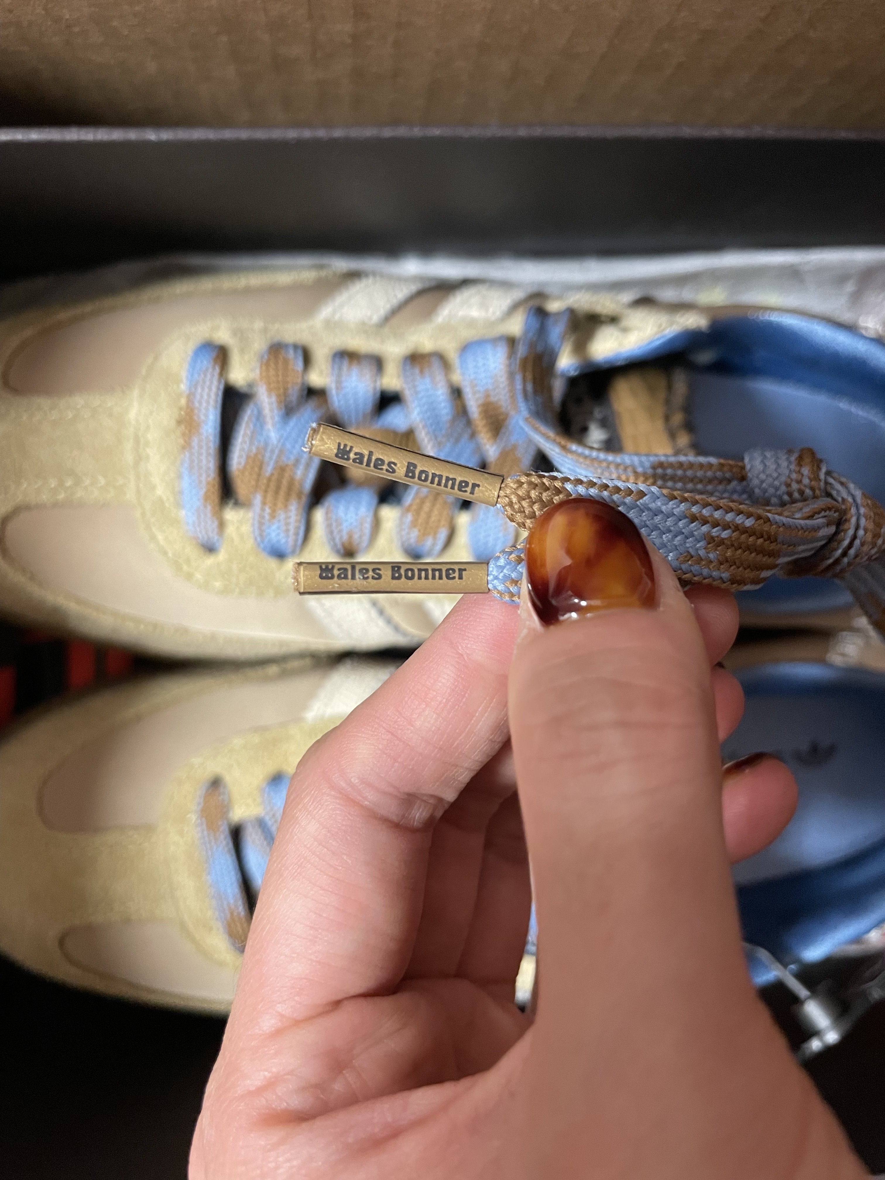 Adidas x Wales Bonner Samba Supplier Colour Wonder White 착용 스타일 - 5