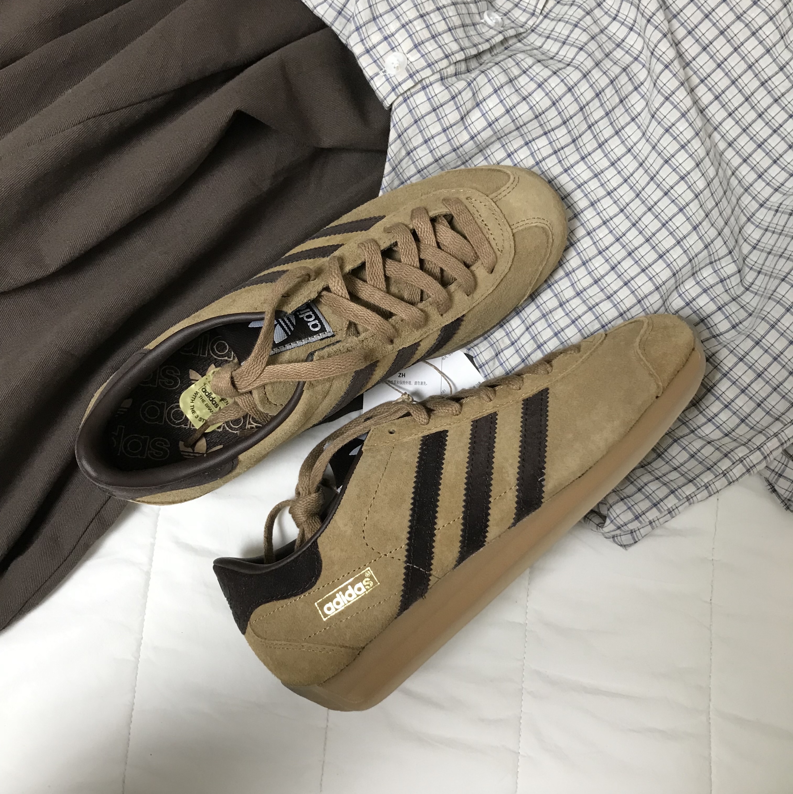 Adidas Country Japan Brown Desert Dark Brown 착용 스타일