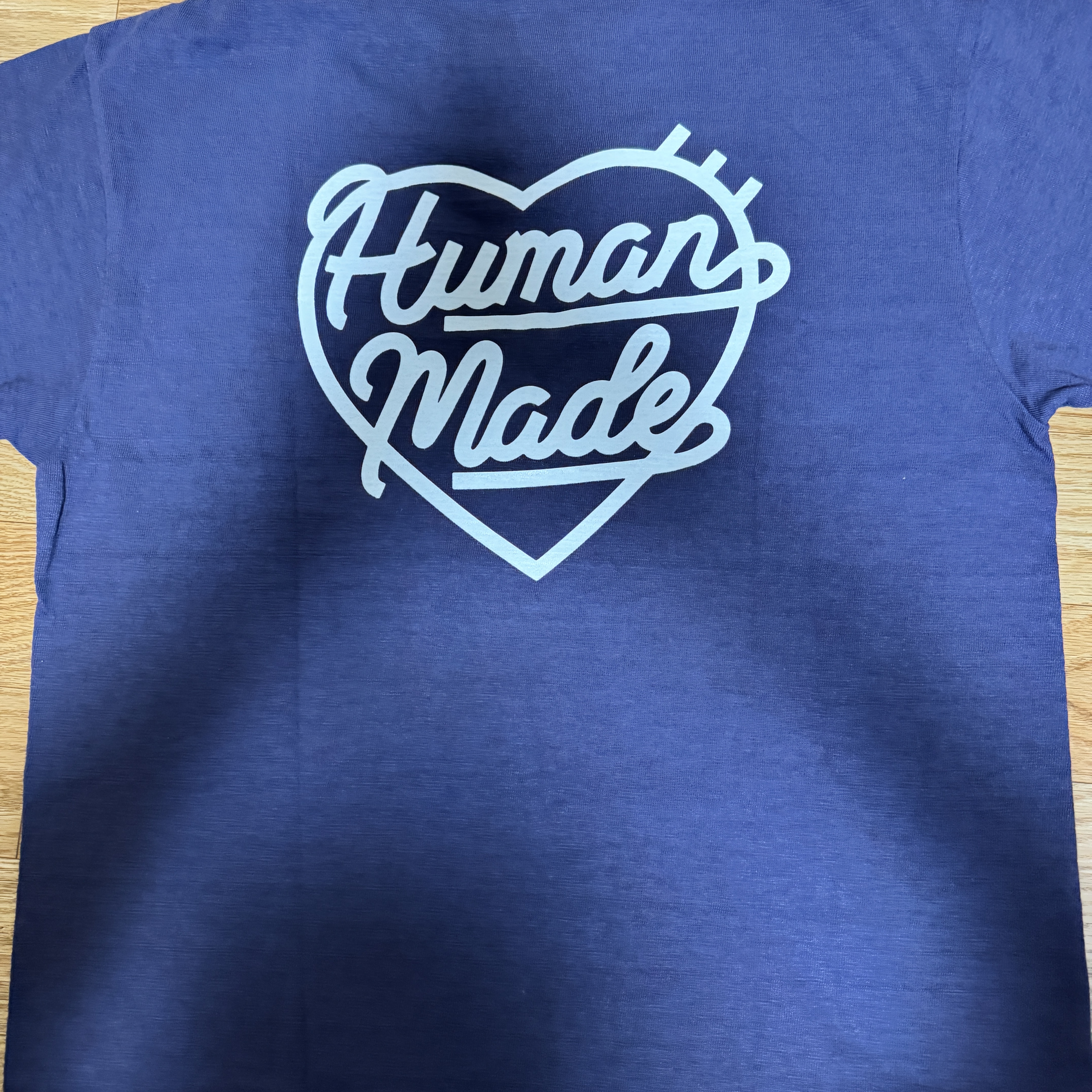 Human Made Pocket T-Shirt Navy 착용 스타일 - 2