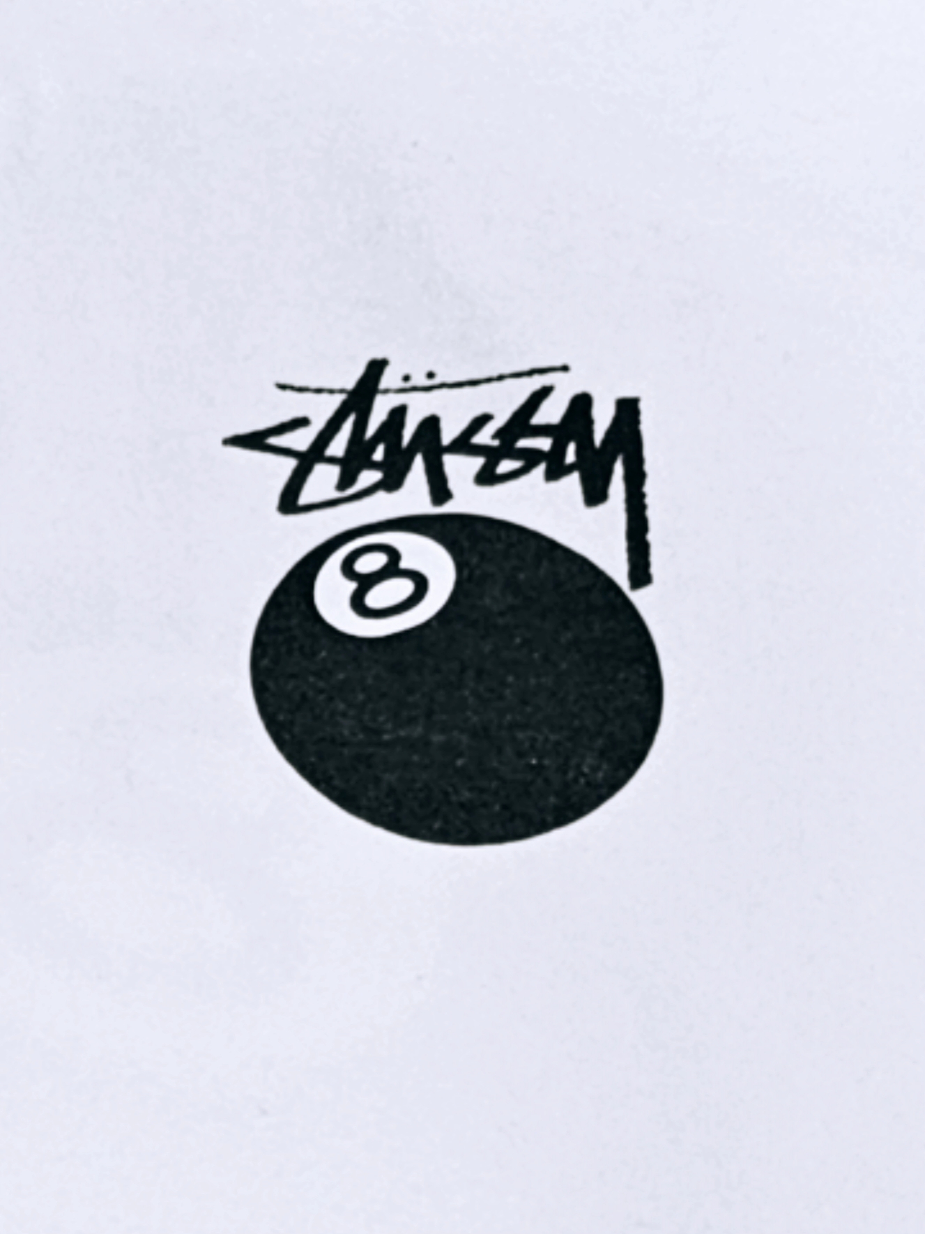 Stussy 8 Ball T-Shirt White - 22SS 착용 스타일 - 2