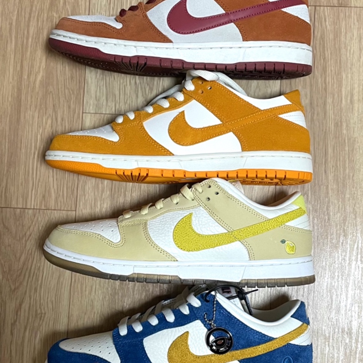 Nike x Kasina Dunk Low 80's Bus, (W) Nike Dunk Low Lemon Drop 착용 스타일