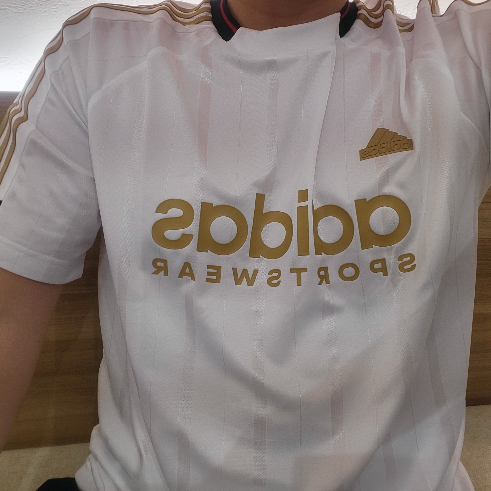 Adidas House of Tiro Nations Pack T-Shirt Team Victory Red White - KR Sizing 착용 스타일